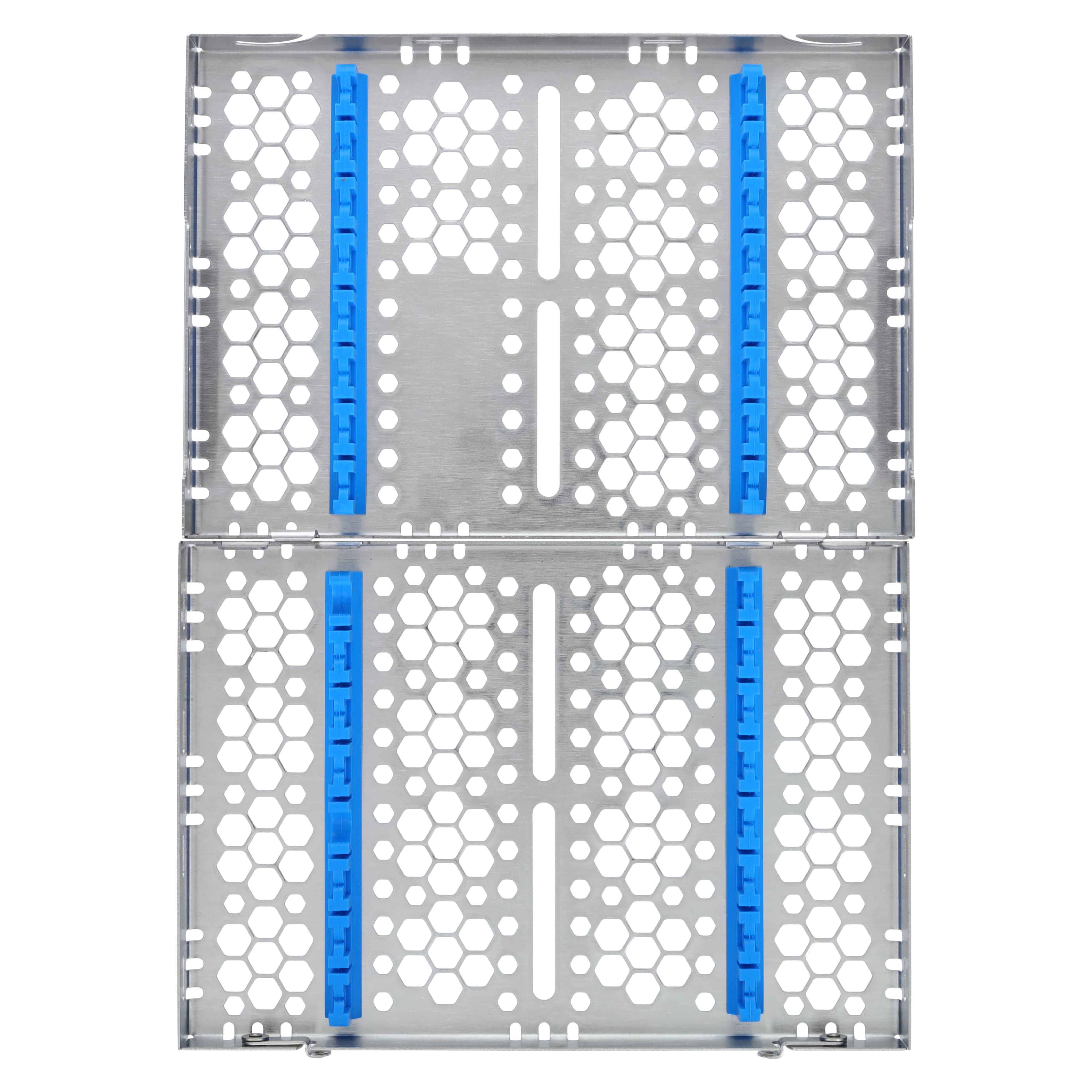Nordent Cassette Double Sided Medium 16 Instruments, SE Bottom Rail, Blue, Stainless Steel, CHD2-16N1S thumbnail 6