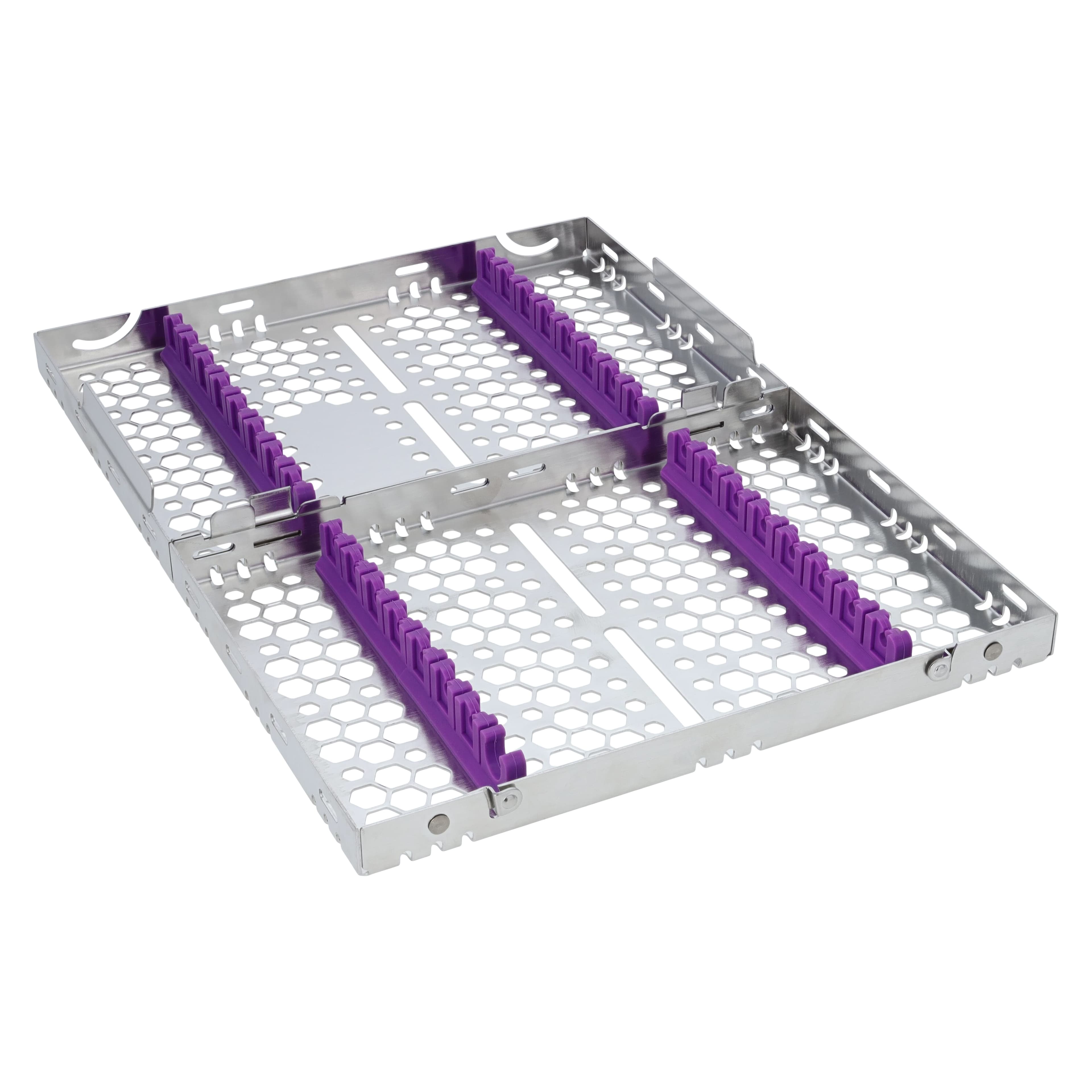 Nordent Cassette Double Sided Medium 16 Instruments, SE Bottom Rail, Purple, 5.5 x 8 x 1.25 in, CHD2-16N7S thumbnail 2