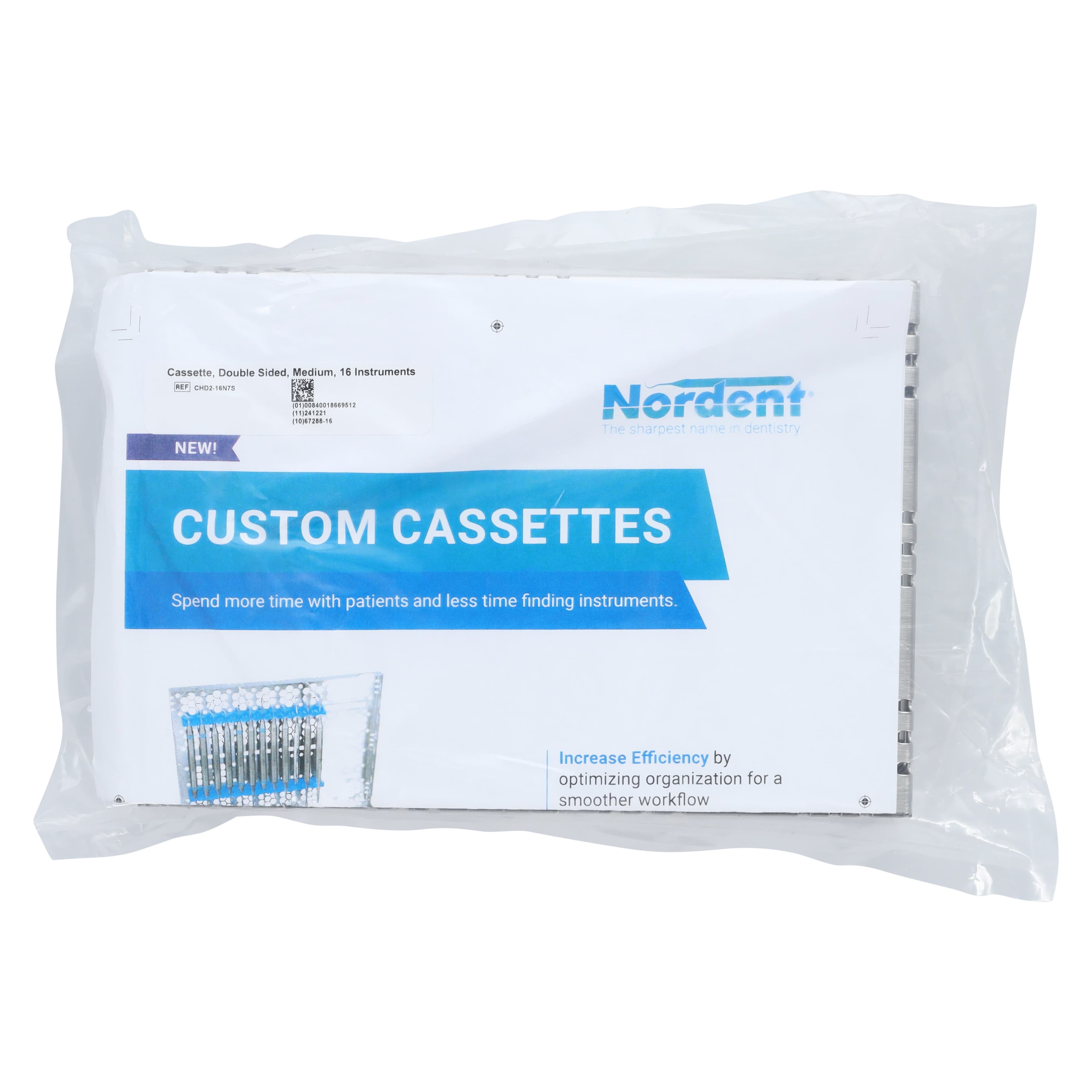 Nordent Cassette Double Sided Medium 16 Instruments, SE Bottom Rail, Purple, 5.5 x 8 x 1.25 in, CHD2-16N7S thumbnail 9