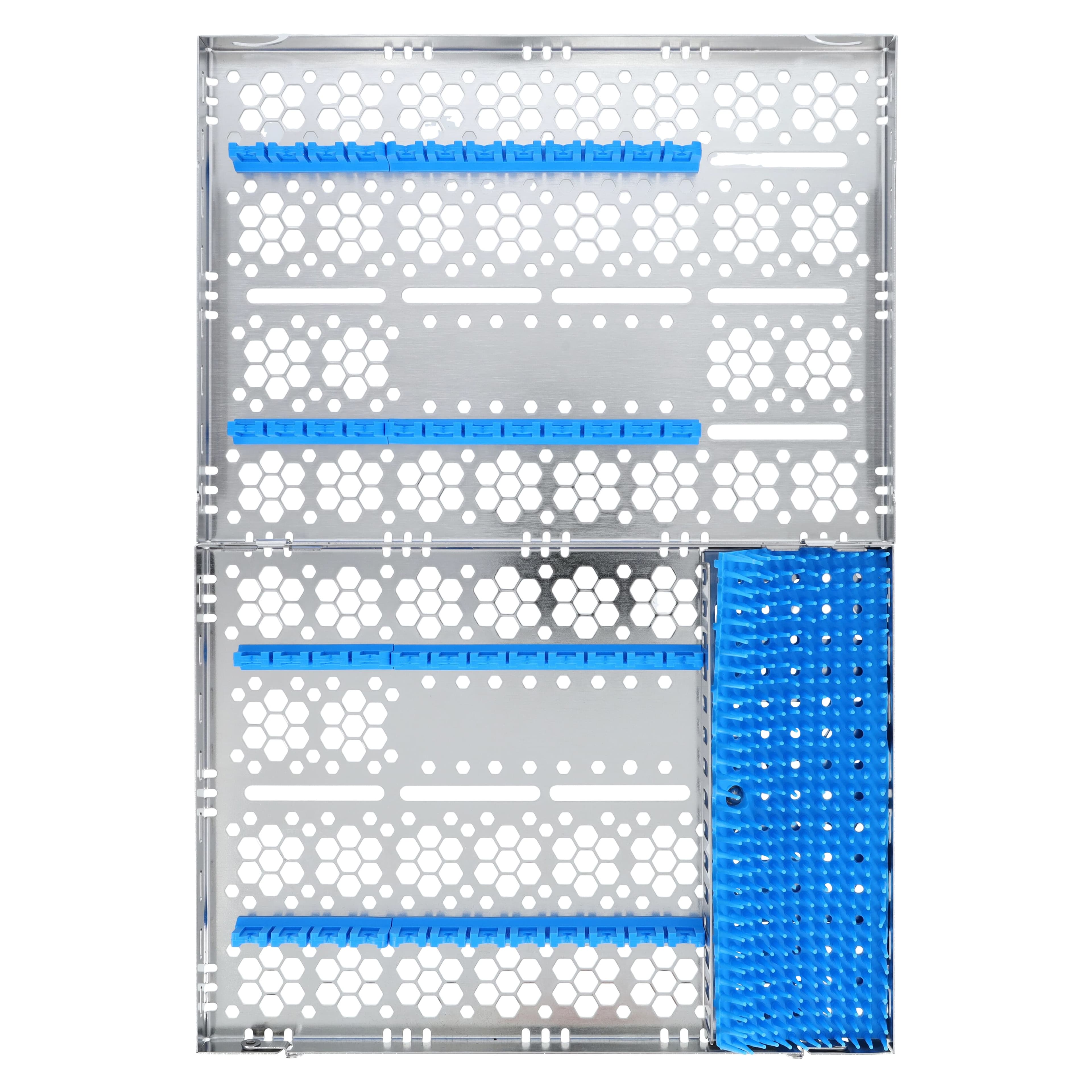Nordent Cassette DS Large with Divider, 24 Instruments, Double-Sided, Blue, 8" x 11" x 1.25", CHD3-24D1M thumbnail 3