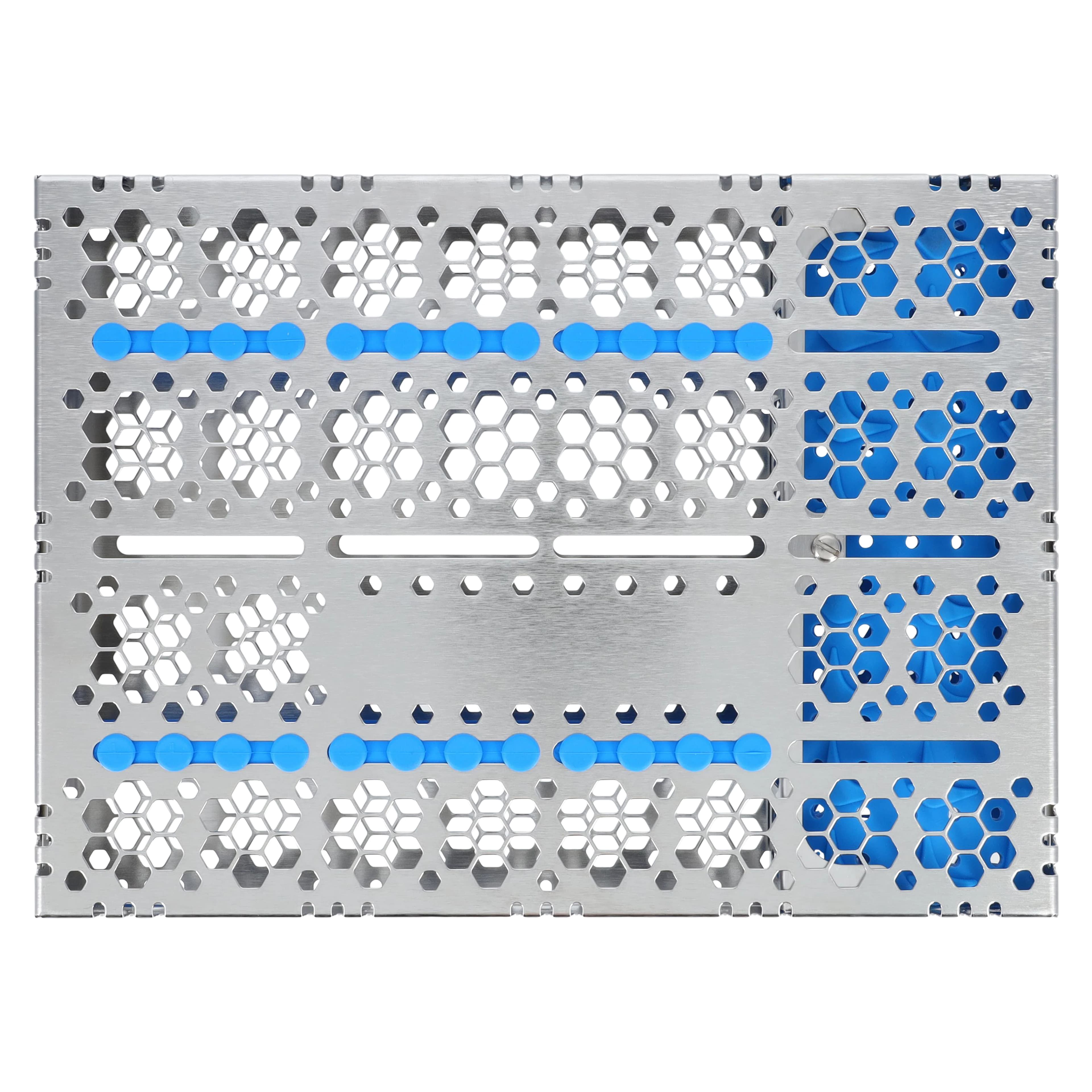 Nordent Cassette DS Large with Divider, 24 Instruments, Double-Sided, Blue, 8" x 11" x 1.25", CHD3-24D1M thumbnail 5