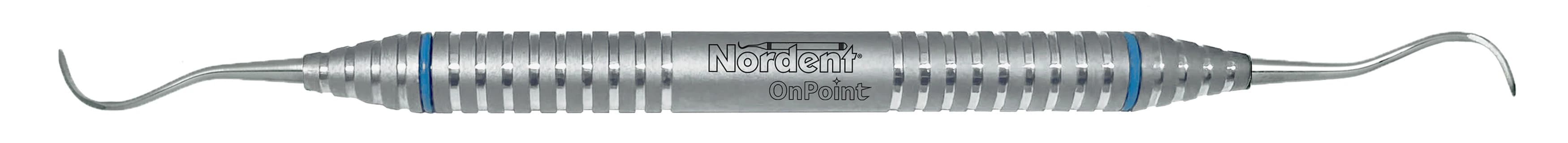 OnPoint Curette DE McCall #17-18, Double End, #6 Handle, Stainless Steel, Silver, Each - OnPoint Curette DE McC #17-18 - Image 1