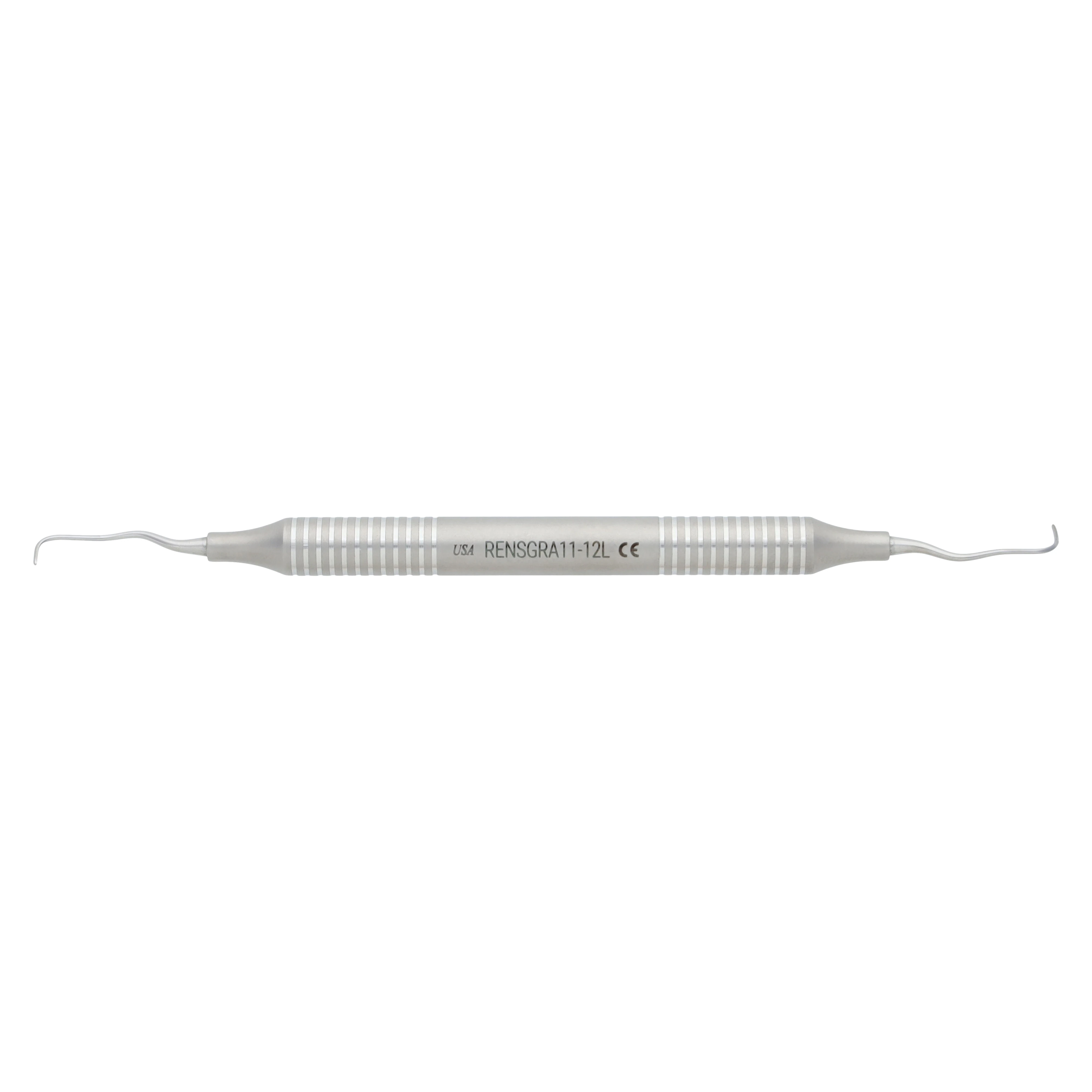 XDura Curette DE Gracey #11/12L, Long Reach, DuraLite Round Handle, RENSGRA11-12L thumbnail 5