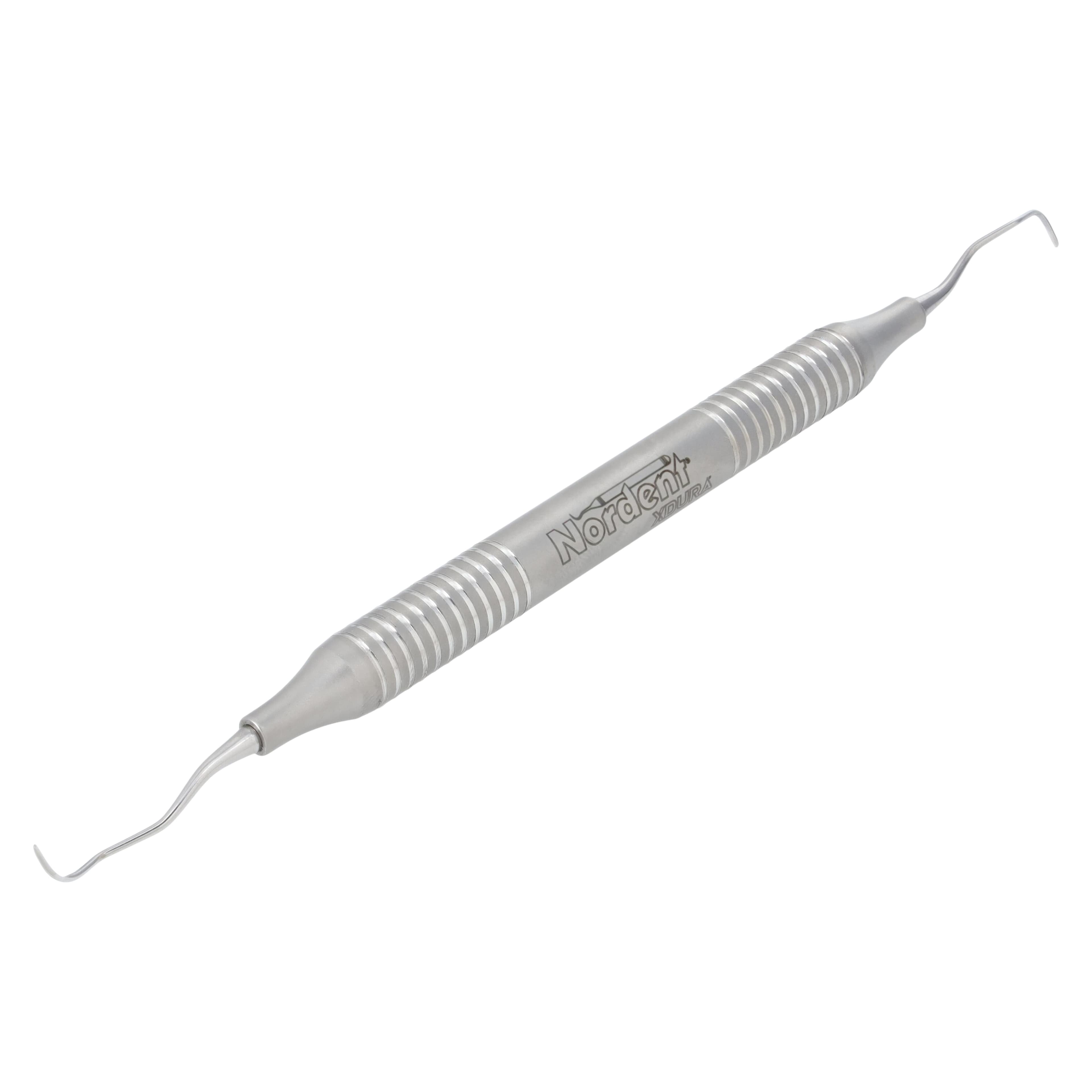 Nordent XDura Curette DE Gracey #13/14, DuraLite Round Handle, Stainless Steel, RENSGRA13-14 thumbnail 2