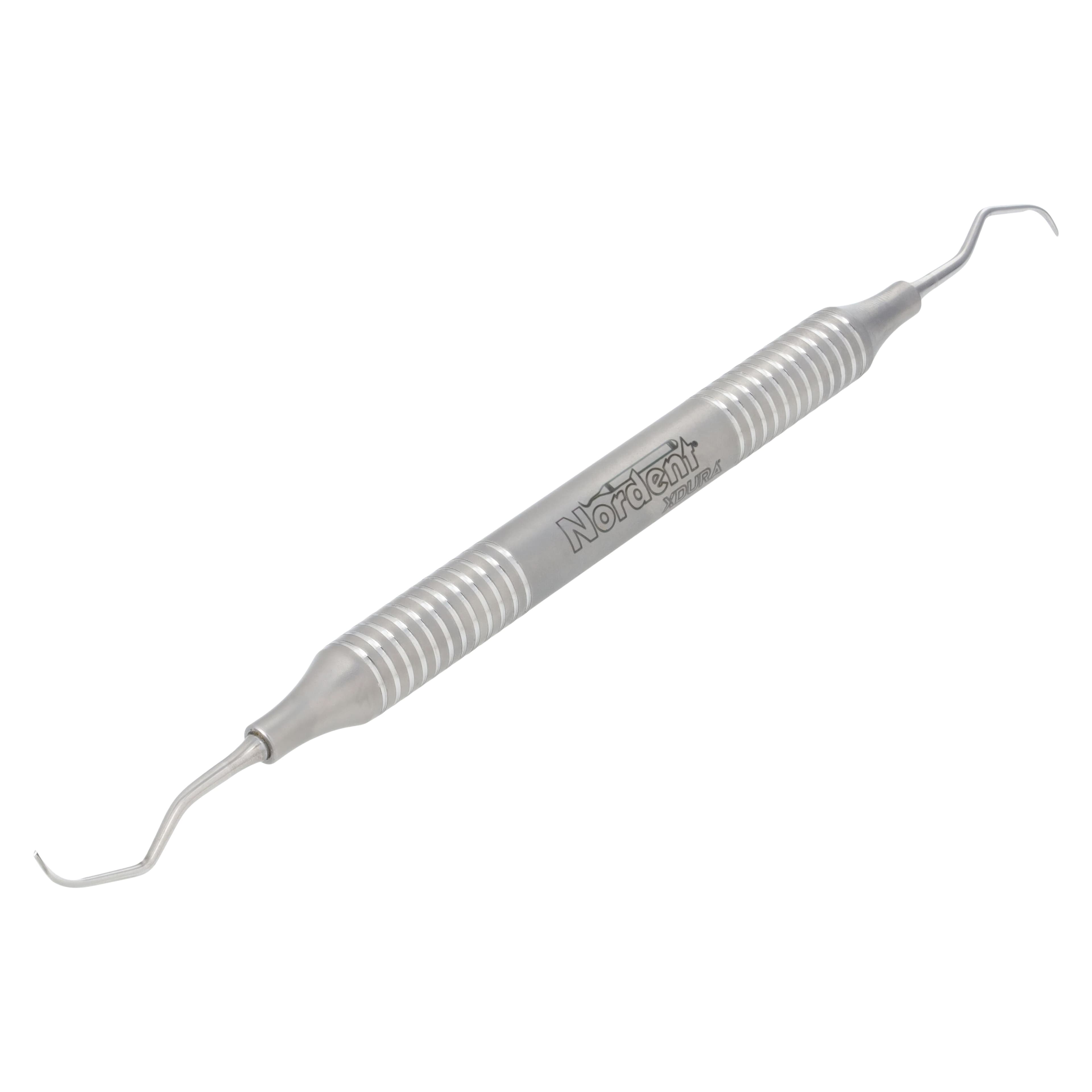 Nordent XDura Curette DE Gracey #3/4, DuraLite Round Handle, Double End, Stainless Steel thumbnail 2
