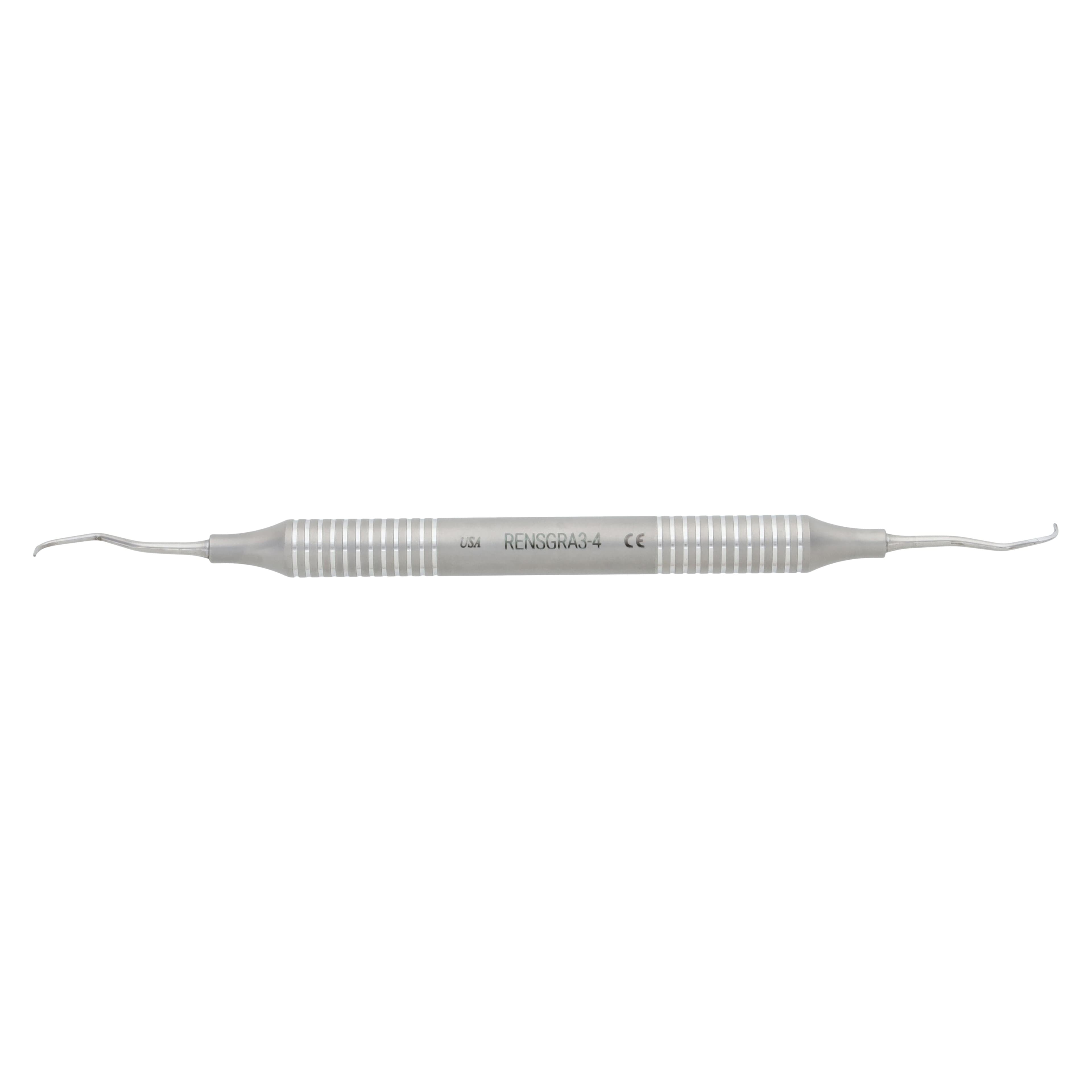 Nordent XDura Curette DE Gracey #3/4, DuraLite Round Handle, Double End, Stainless Steel thumbnail 5