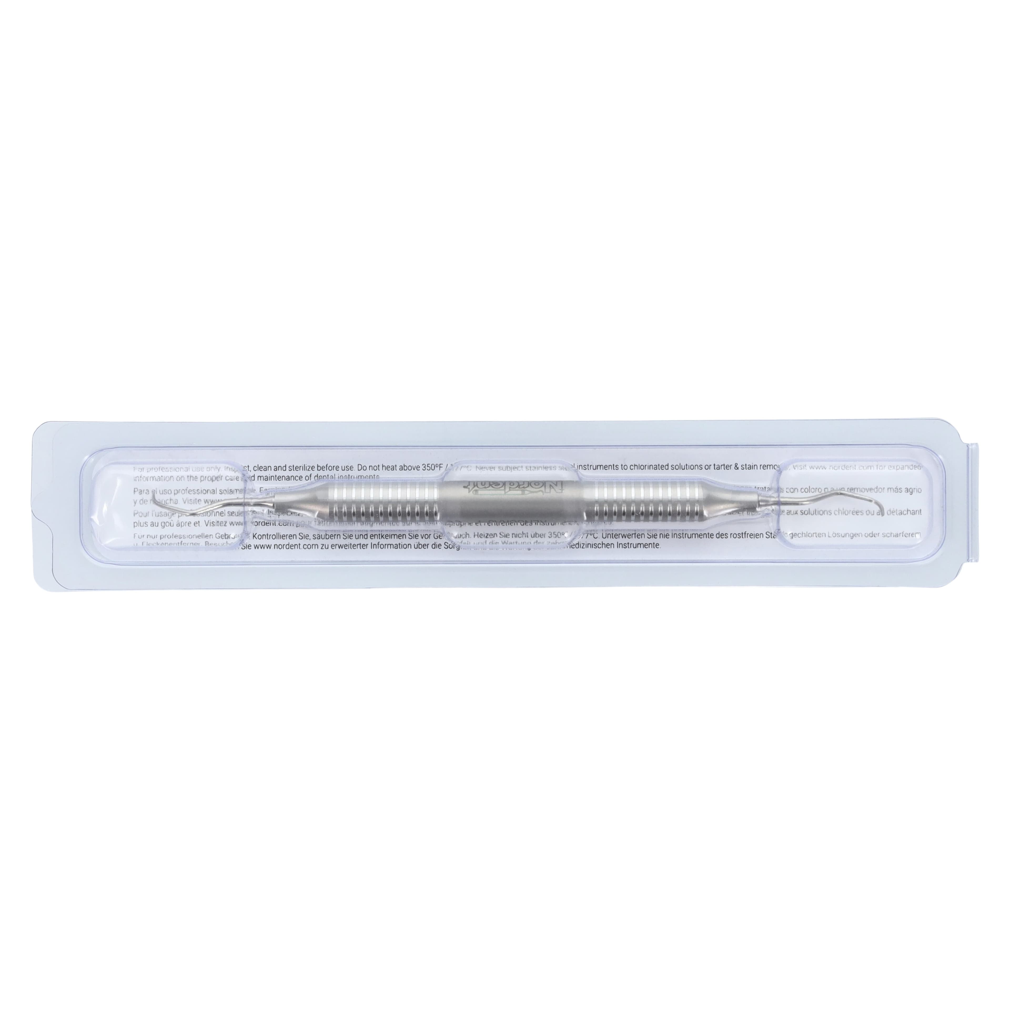 Nordent XDura Curette DE Gracey #3/4, DuraLite Round Handle, Double End, Stainless Steel thumbnail 7