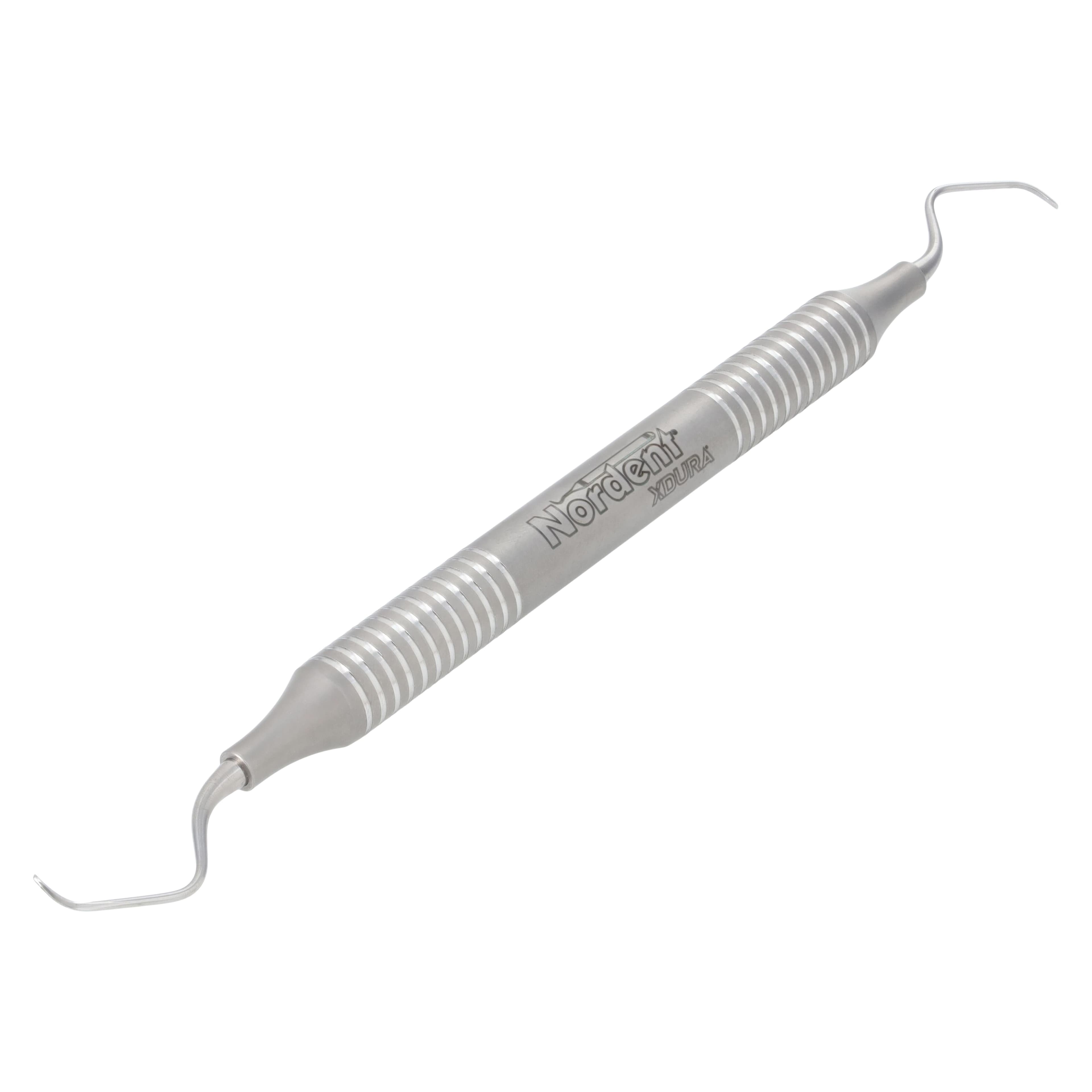 Nordent XDura Curette DE Gracey #9/10, DuraLite Round Handle, Double End, Stainless Steel, RENSGRA9-10 thumbnail 2