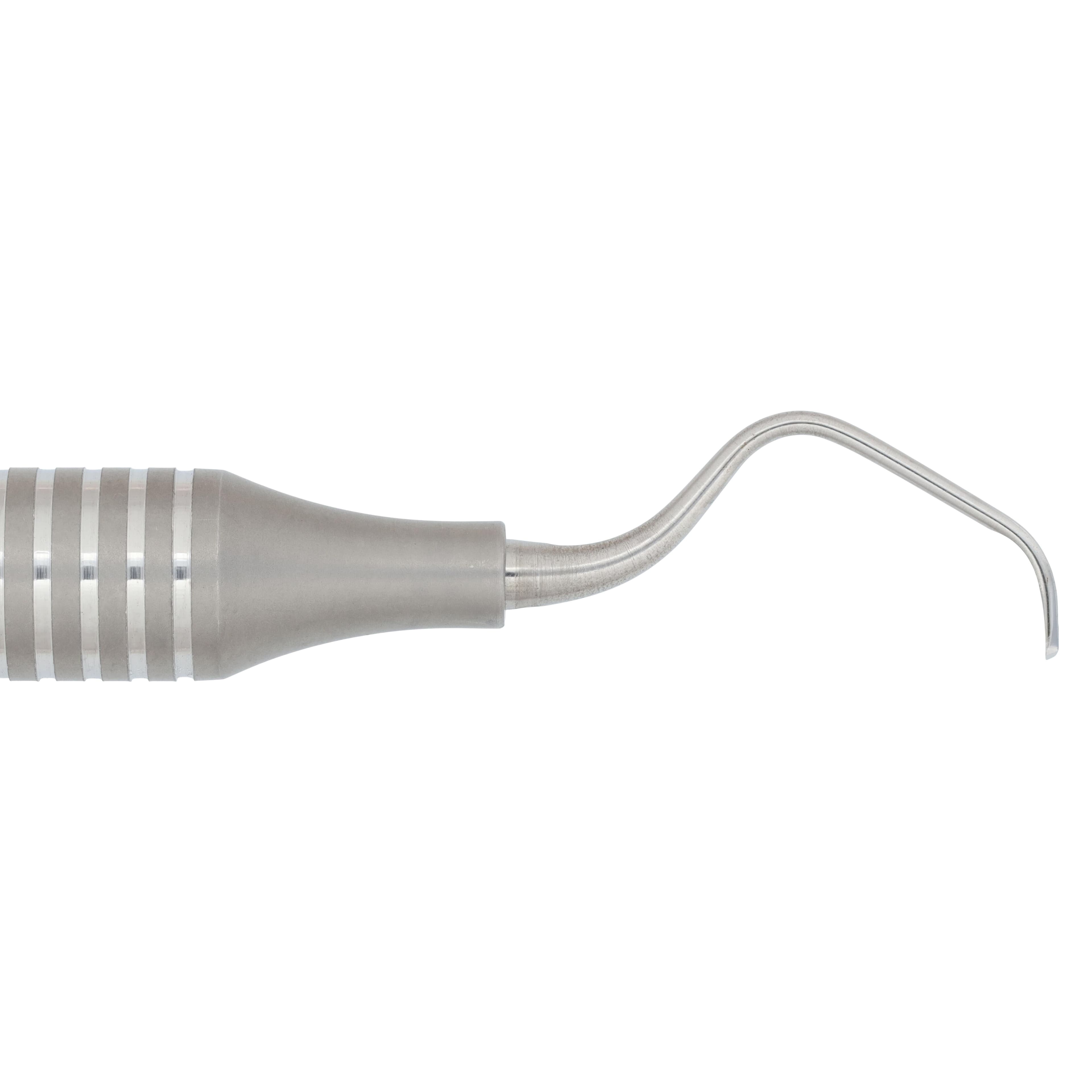 Nordent XDura Curette DE Gracey #9/10, DuraLite Round Handle, Double End, Stainless Steel, RENSGRA9-10 thumbnail 4