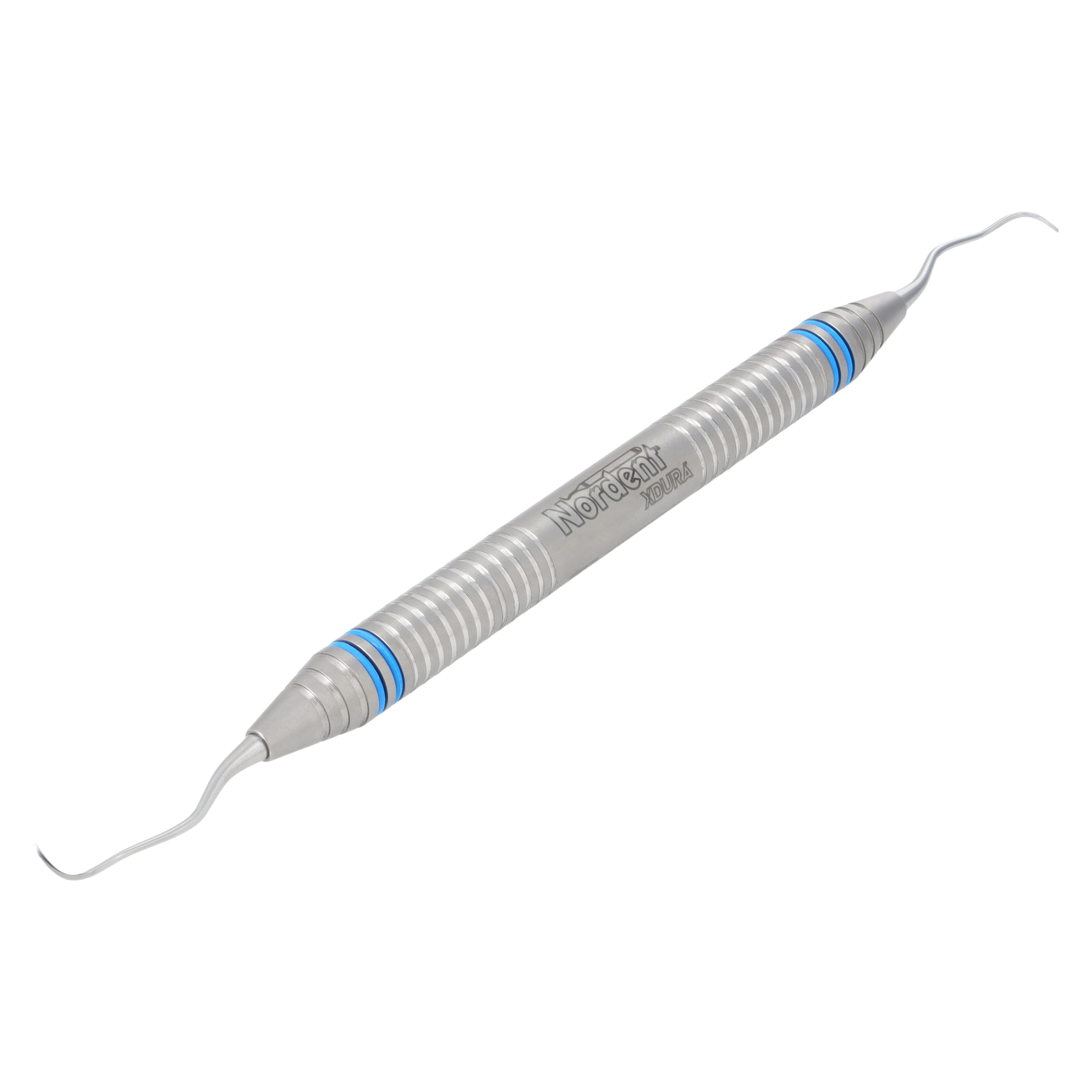 Nordent XDura Curette DE Gracey #11/12, DuraLite ColorRing Handle, Stainless Steel, Regular, Each, CENSGRA11-12 thumbnail 2