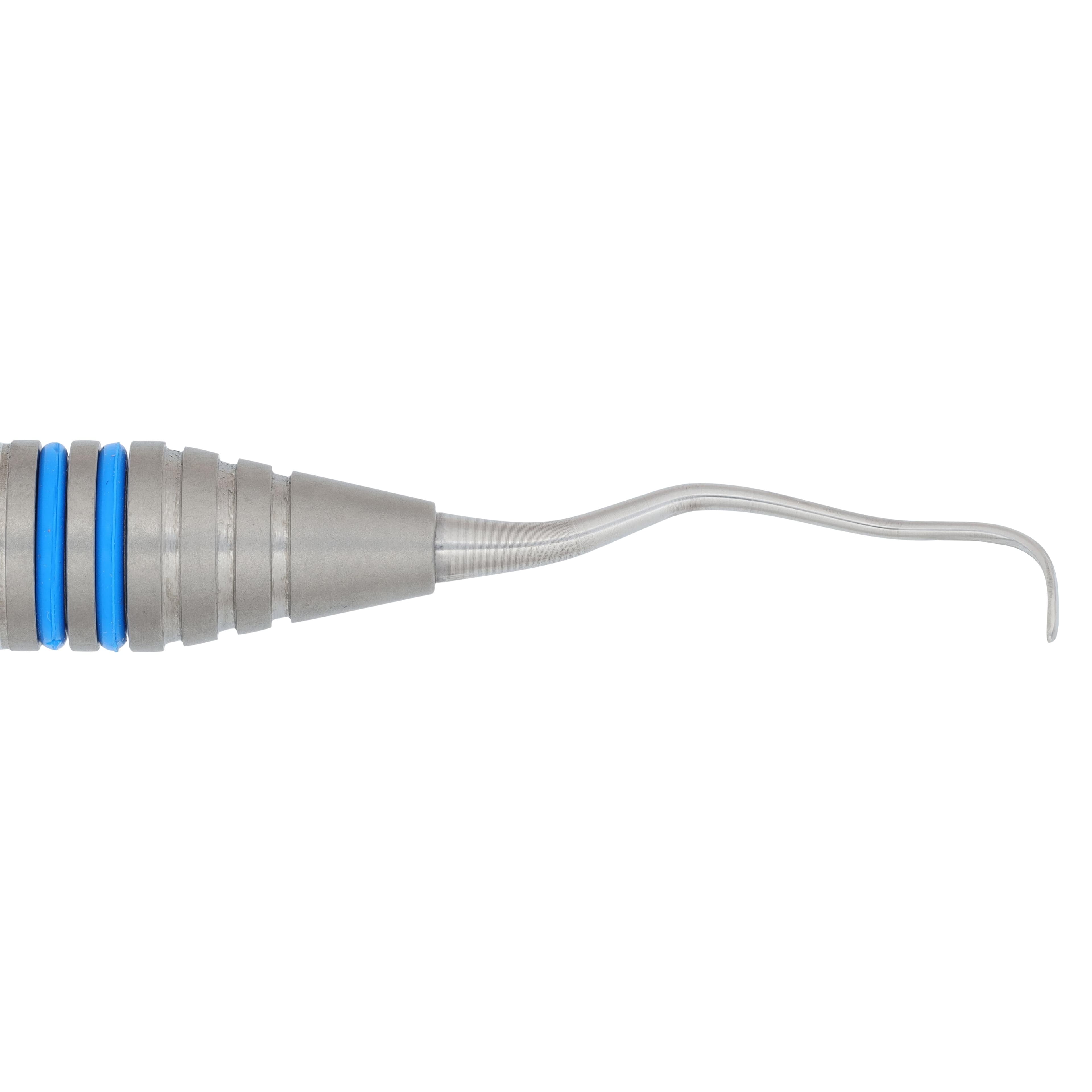 Nordent XDura Curette DE Gracey #11/12, DuraLite ColorRing Handle, Stainless Steel, Regular, Each, CENSGRA11-12 thumbnail 4