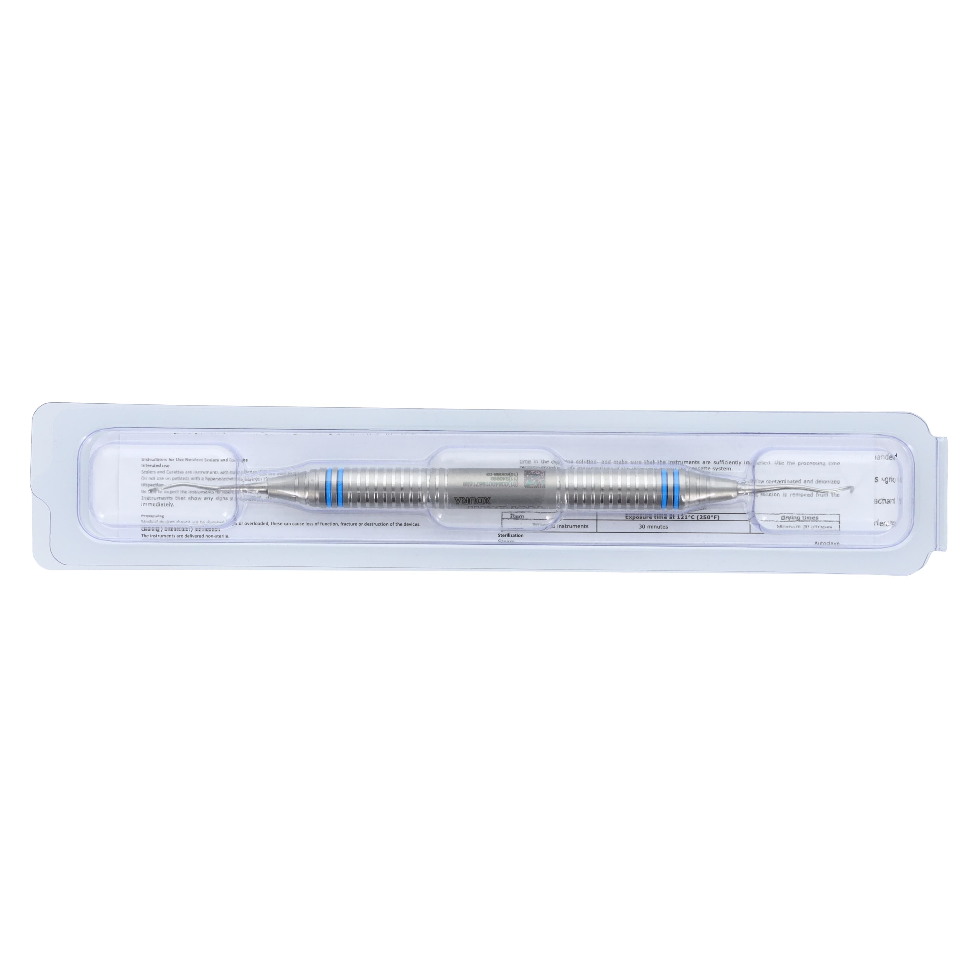 Nordent XDura Curette DE Gracey #11/12, DuraLite ColorRing Handle, Stainless Steel, Regular, Each, CENSGRA11-12 thumbnail 7
