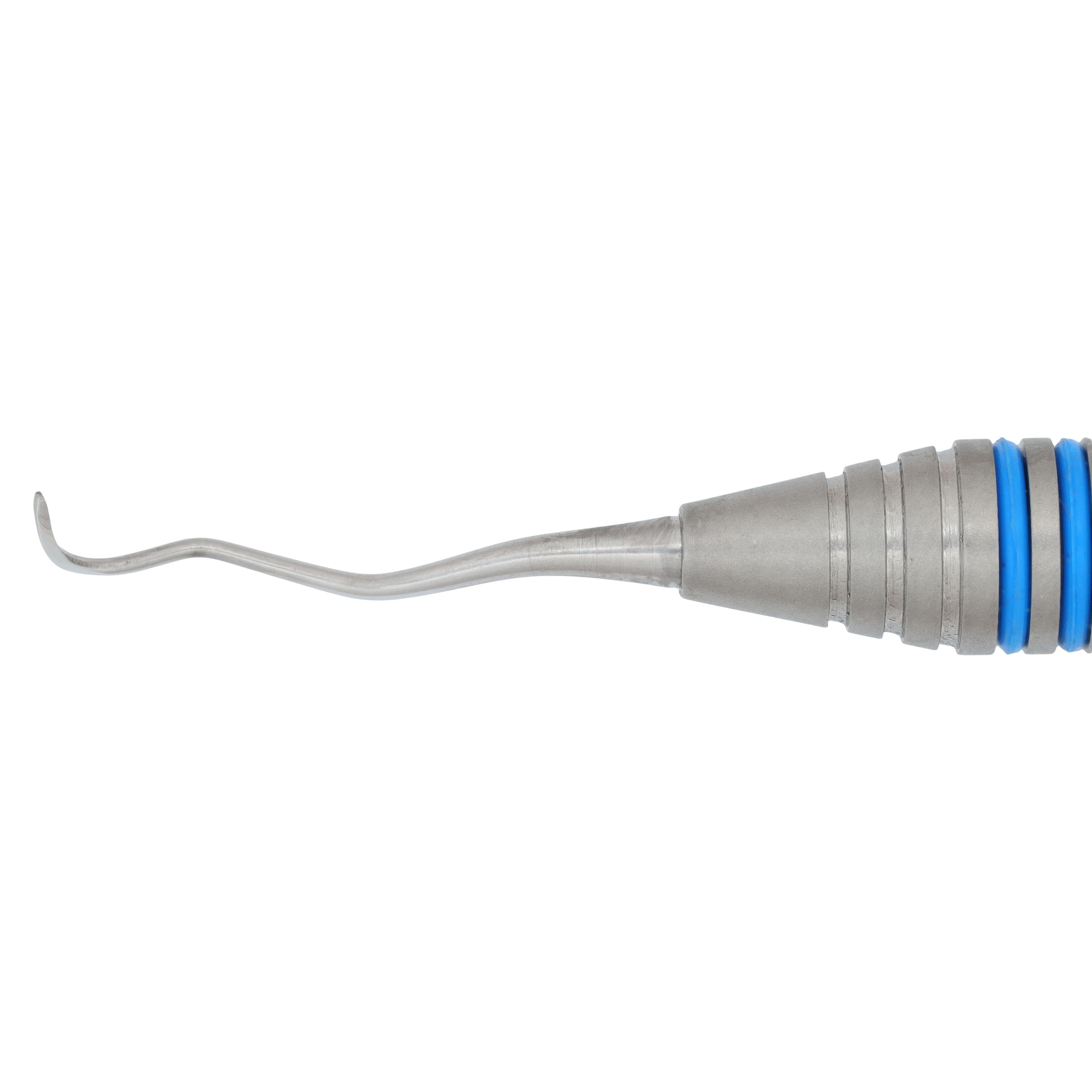 Nordent XDura Curette DE Gracey #13/14, DuraLite ColorRing Handle, Double End, Stainless Steel, Regular thumbnail 3