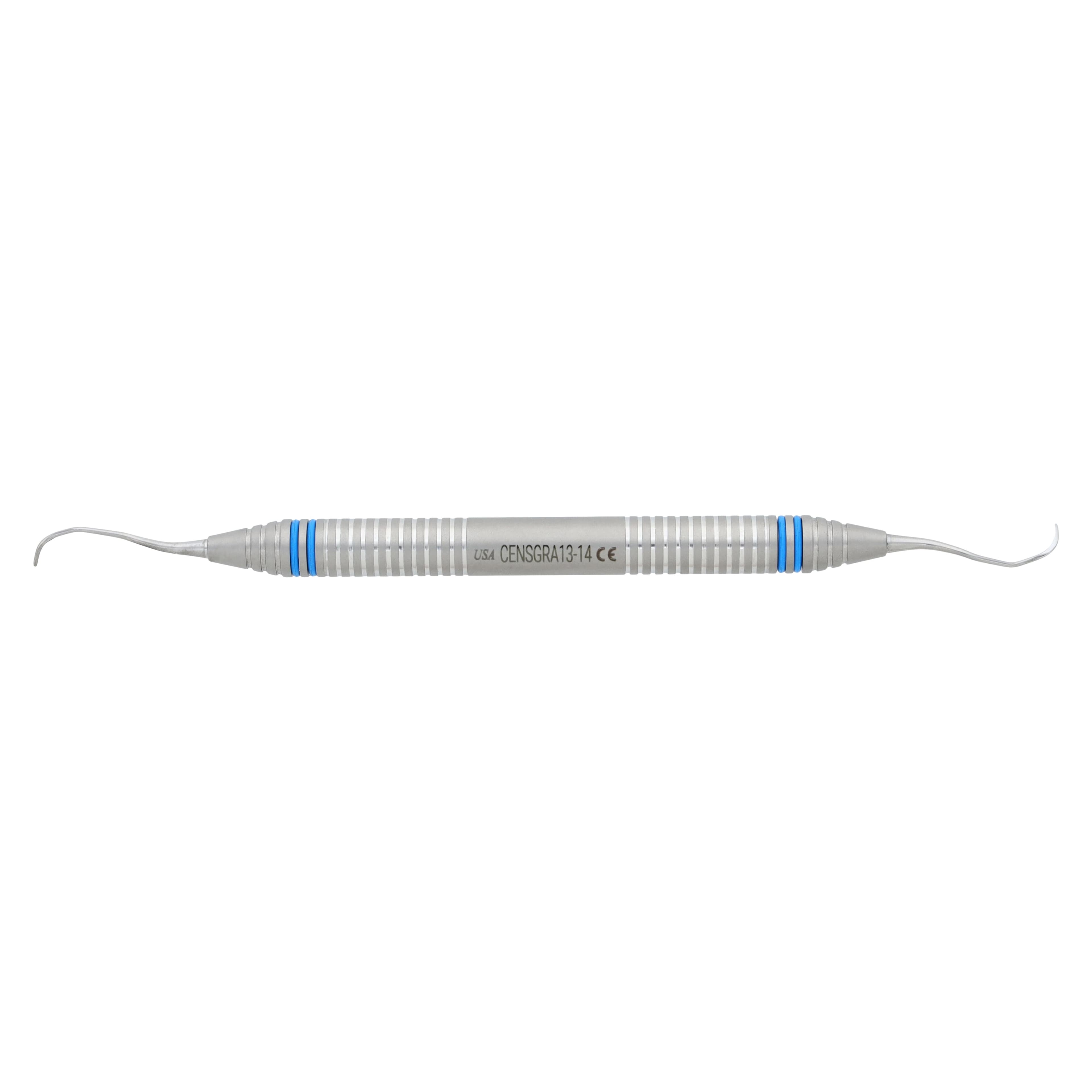 Nordent XDura Curette DE Gracey #13/14, DuraLite ColorRing Handle, Double End, Stainless Steel, Regular thumbnail 5