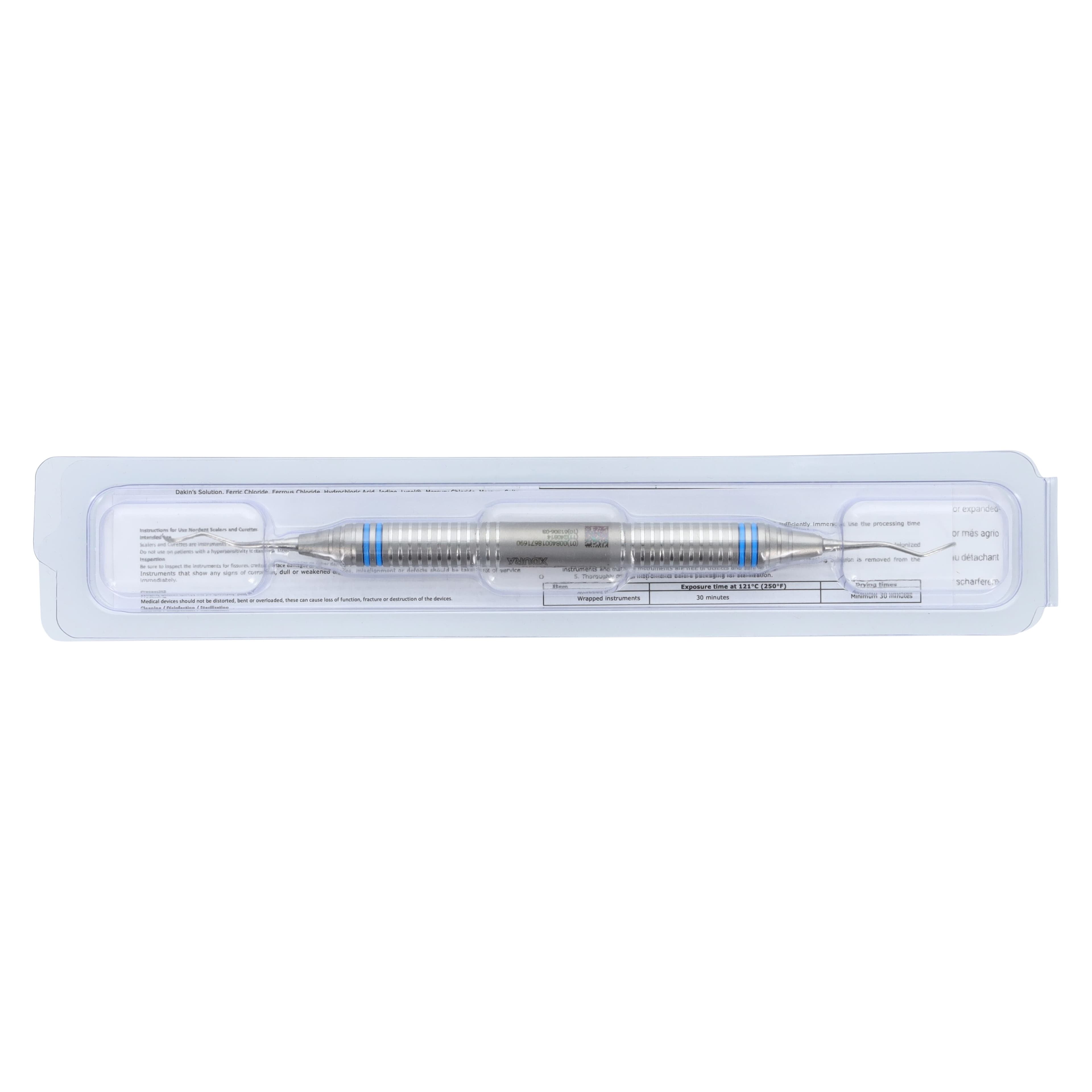 Nordent XDura Curette DE Gracey #15/16, DuraLite ColorRing Handle, Stainless Steel, Each thumbnail 7