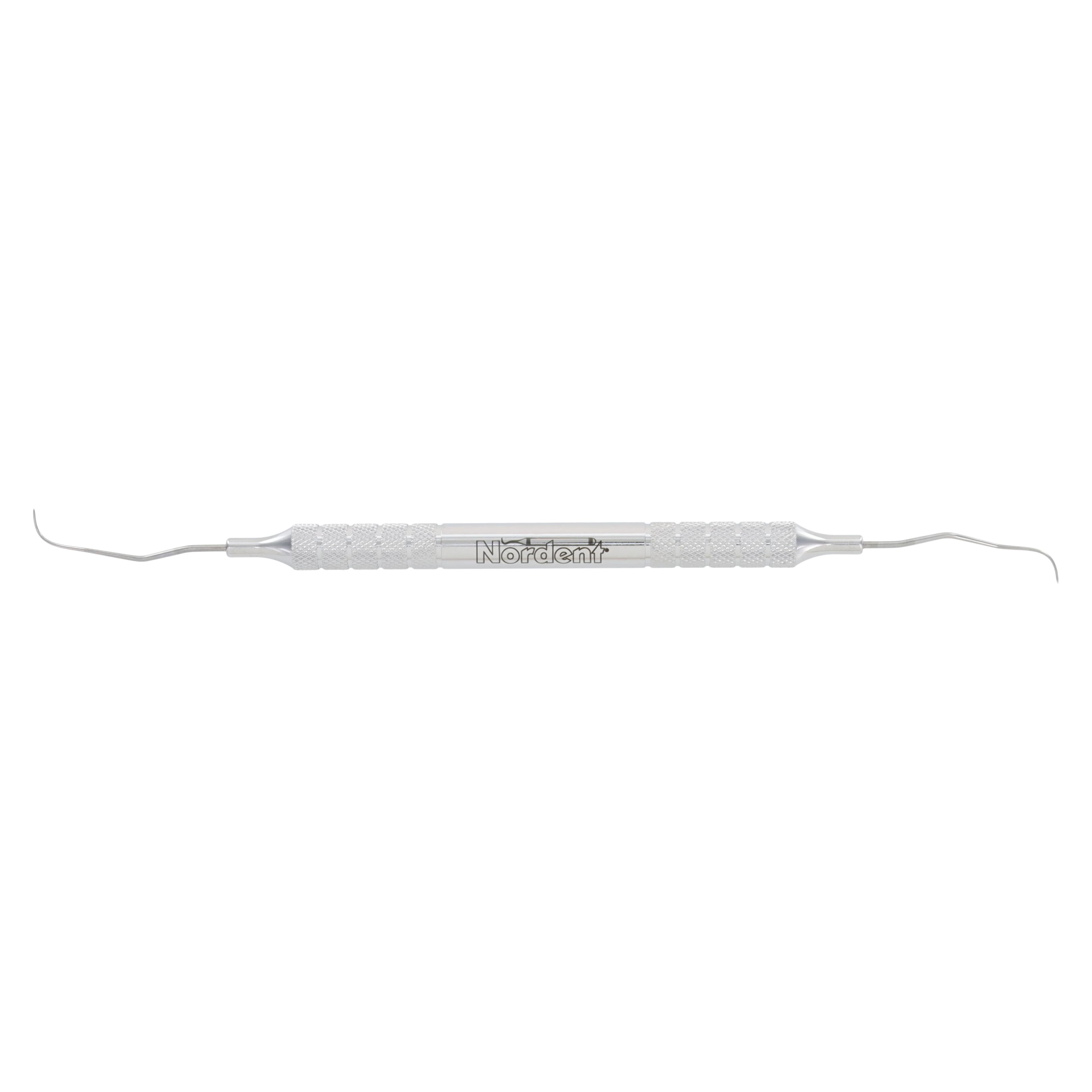 Nordent Explorer DE ODU #11-12 Long Shank Medium Round Handle, REX11-12L - Explorers - Double-Ended - ODU #11-12 Long - Medium Round - Image 1