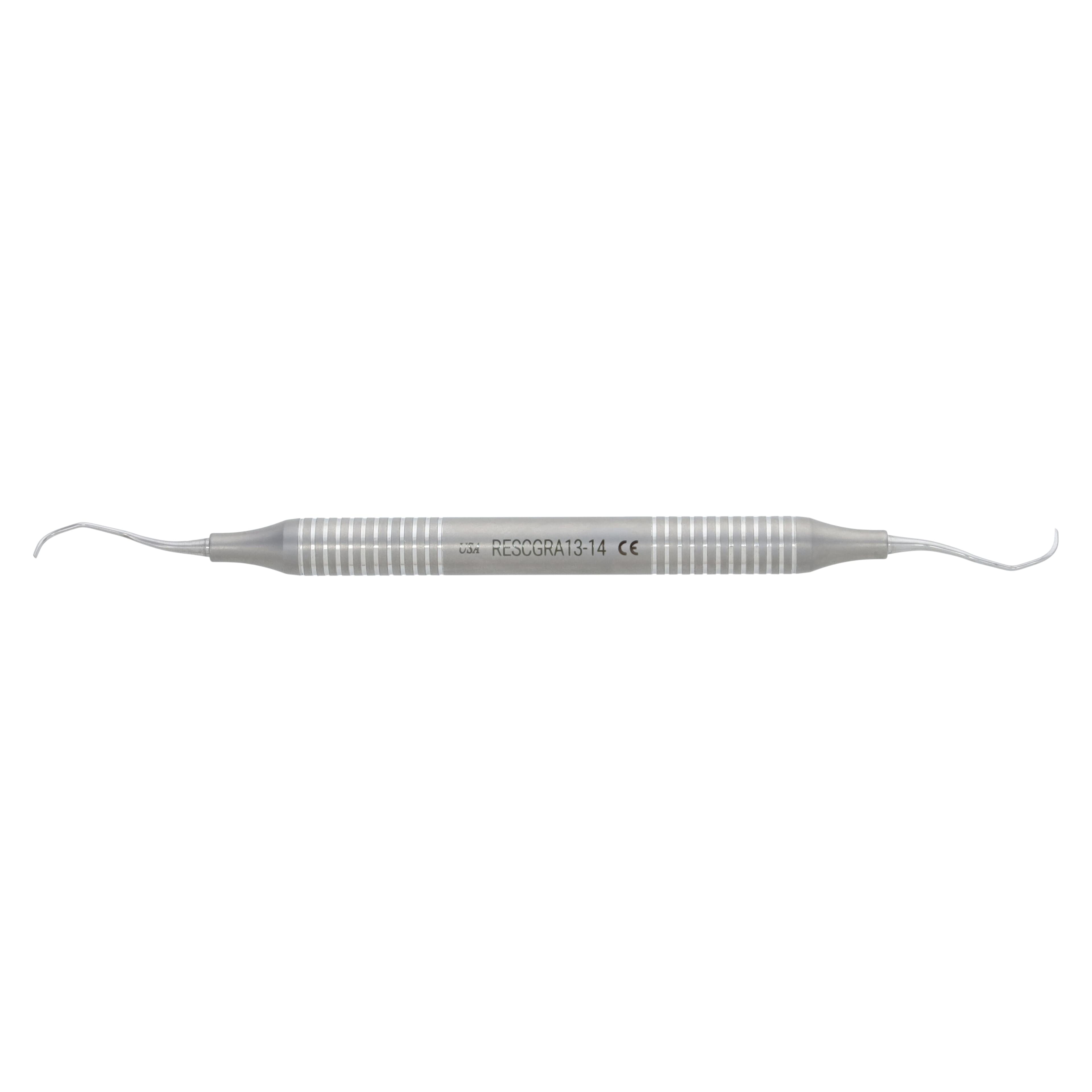 Nordent Classic Gracey Curette Double End 13/14, DuraLite Round, Posterior/Distal, 440A Stainless Steel, Silver, Regular thumbnail 5