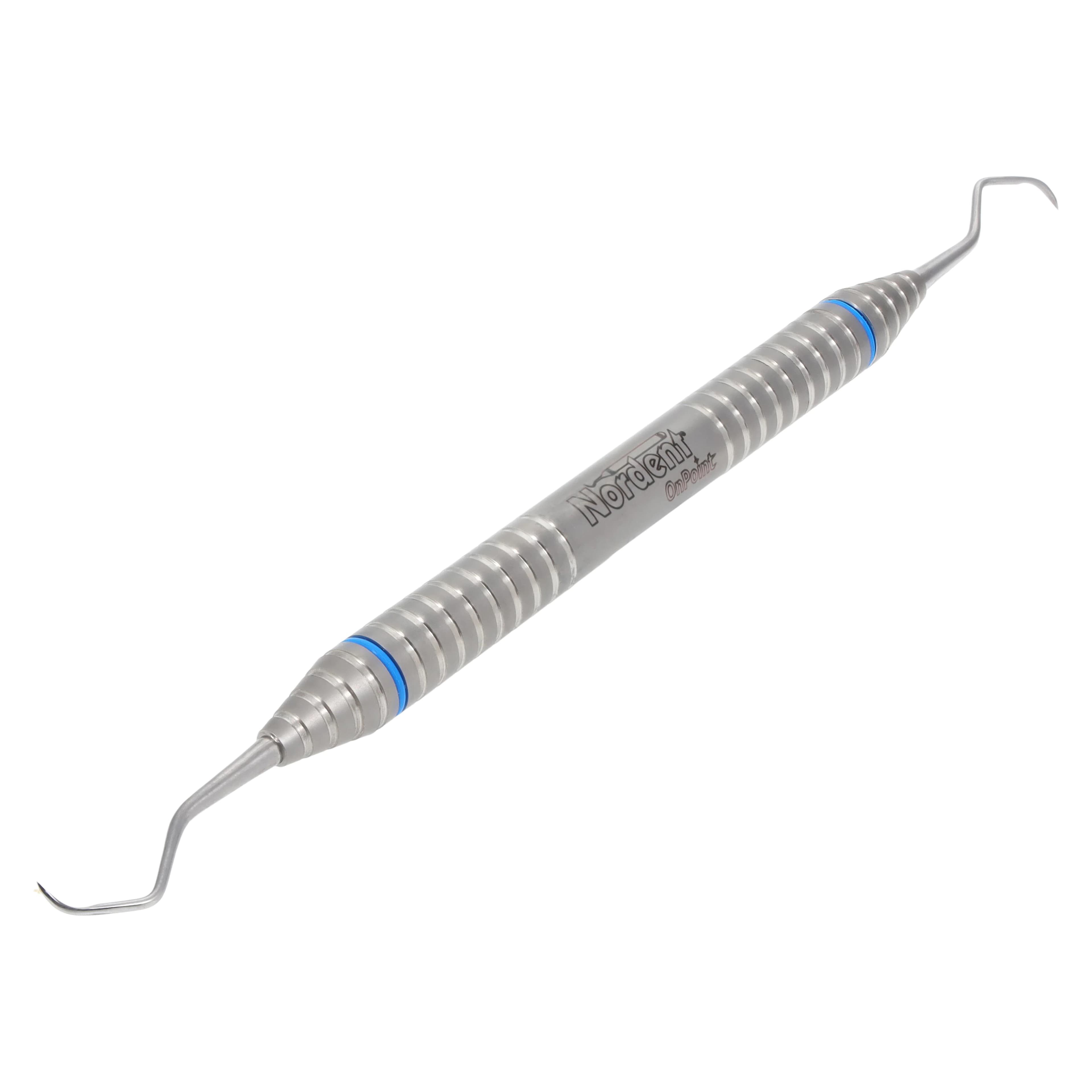 OnPoint Curette DE McCall #13S-14S, Double End, #6 Handle, Stainless Steel, Adult thumbnail 2