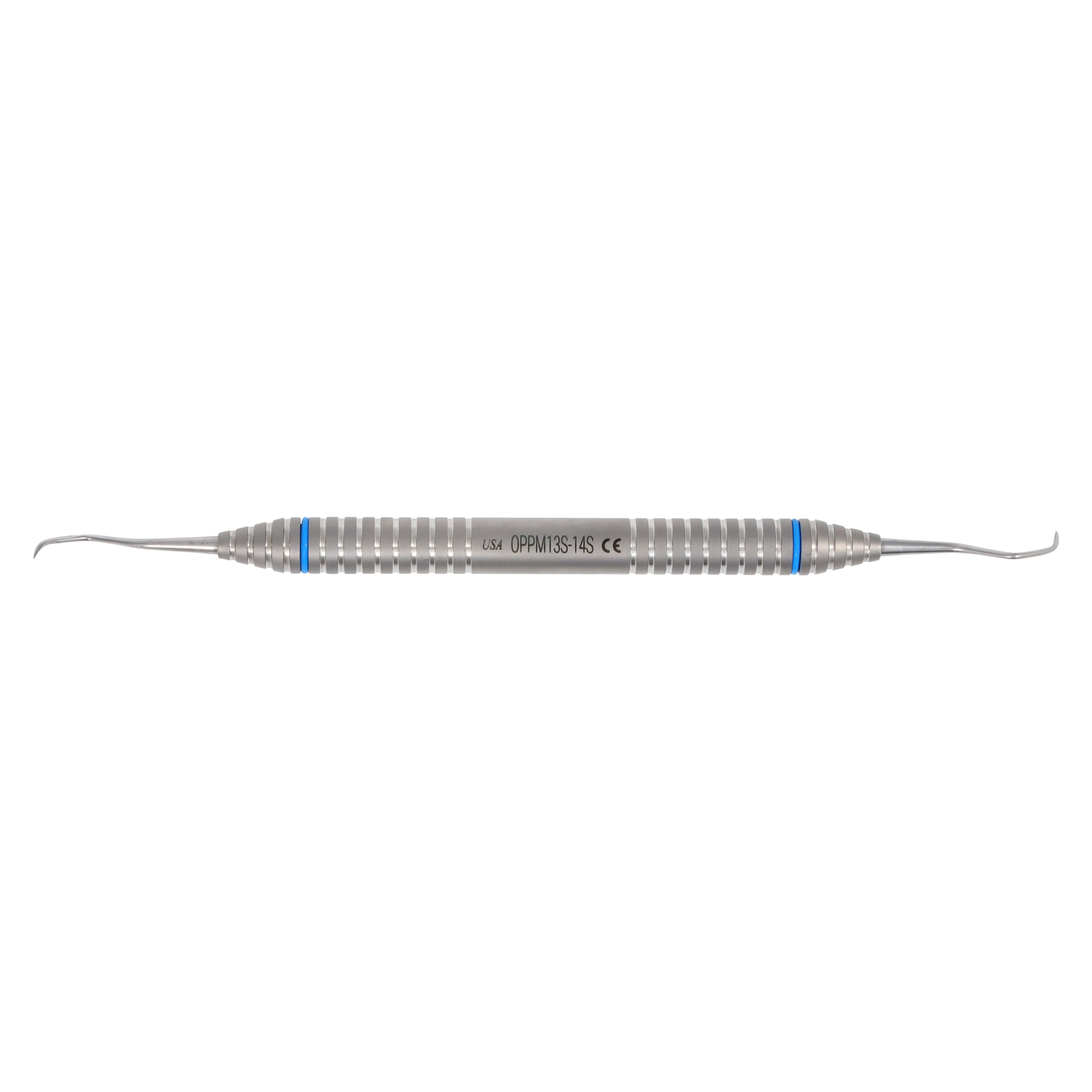 OnPoint Curette DE McCall #13S-14S, Double End, #6 Handle, Stainless Steel, Adult thumbnail 5