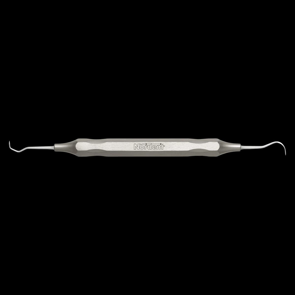 Nordent #1S Jacquette / N5 Sickle Combination Anterior Scaler, Double-End, DuraLite Hex Handle, 0.9 mm Blade Width, 5-33 - #1S Jacquette - # N5 Sickle Combination Anterior Scaler DuraLite Hex Handle Double-end - Image 1