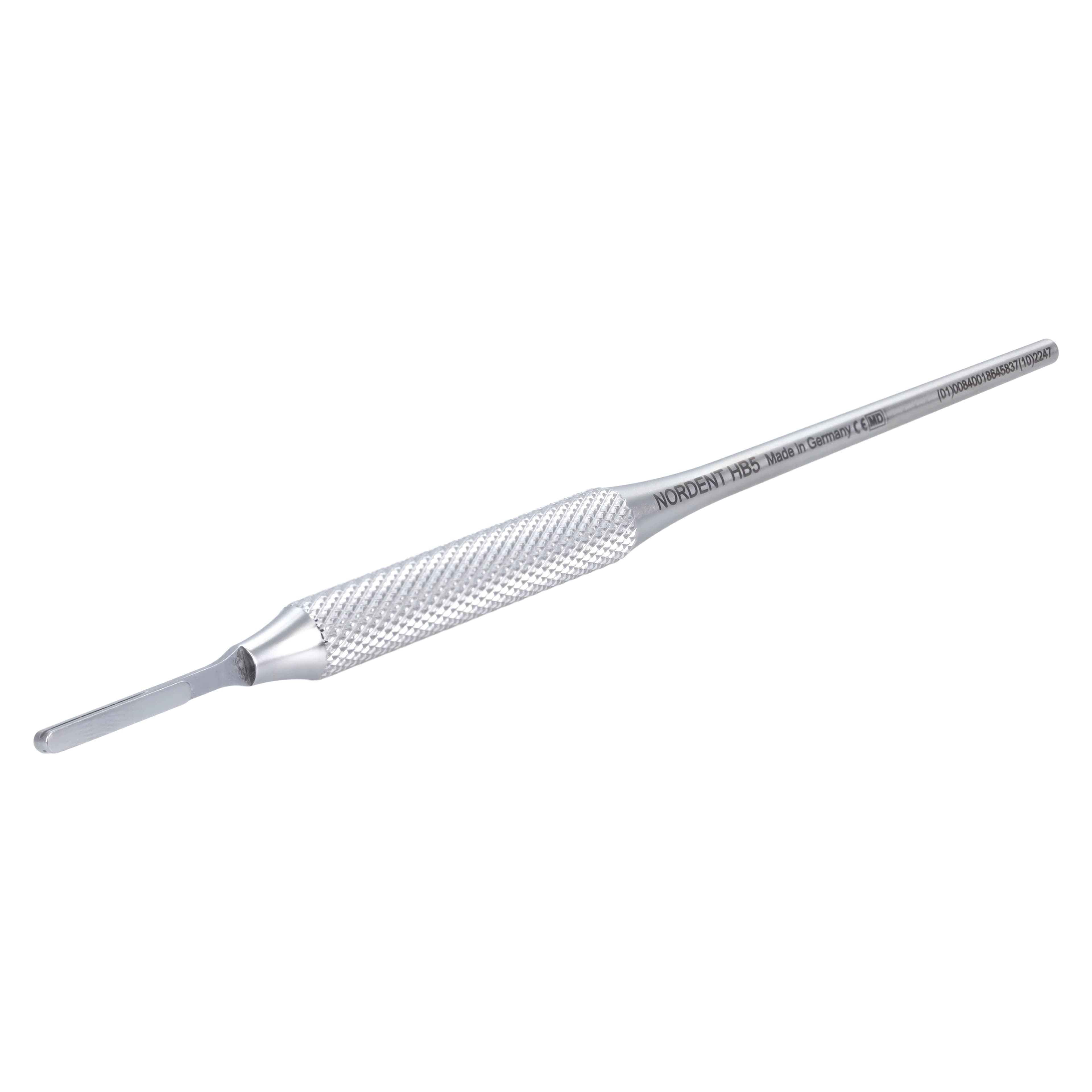 Nordent Scalpel Blade Handle, Round #5, Stainless Steel, 6" (155mm), HB5 thumbnail 3