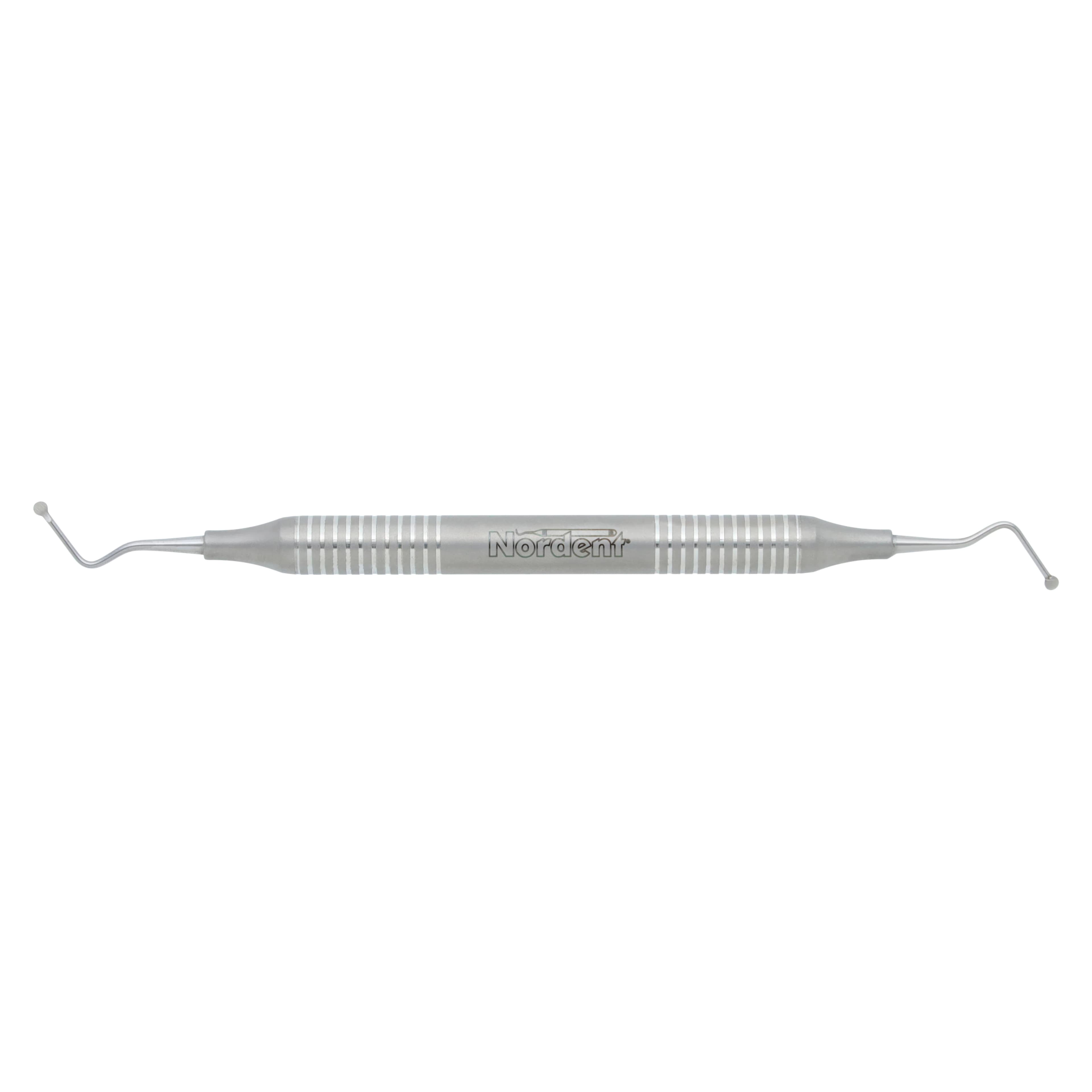 Nordent Excavator DE #14 Long Shank Spoon, DuraLite Round Handle, 2.4mm Head Size #20, REEC14 - Excavators - Long Shank Spoon #14 (2.4mm, Head Size #20) - DuraLite&reg; Round - Image 1
