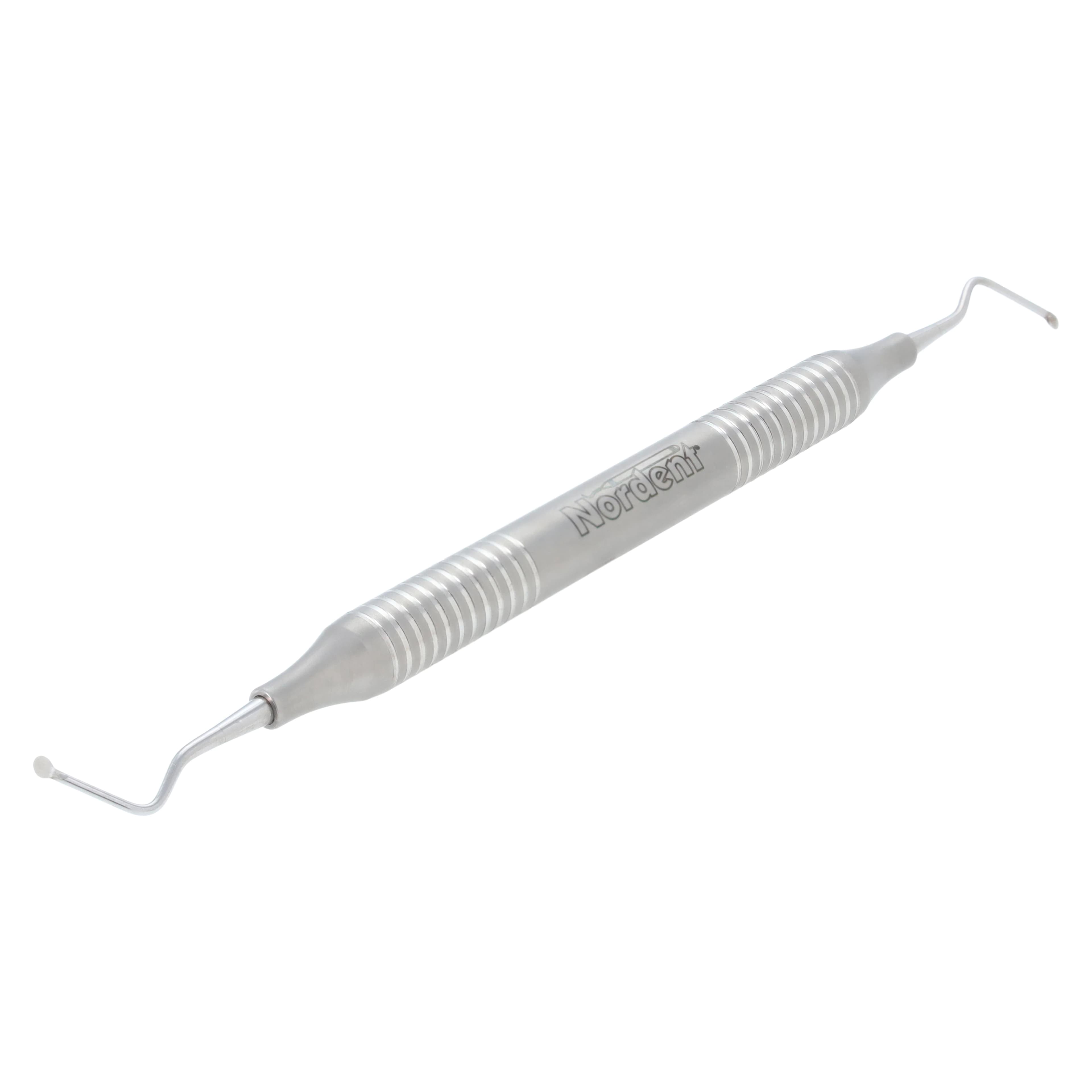 Nordent Excavator DE #14 Long Shank Spoon, DuraLite Round Handle, 2.4mm Head Size #20, REEC14 thumbnail 2