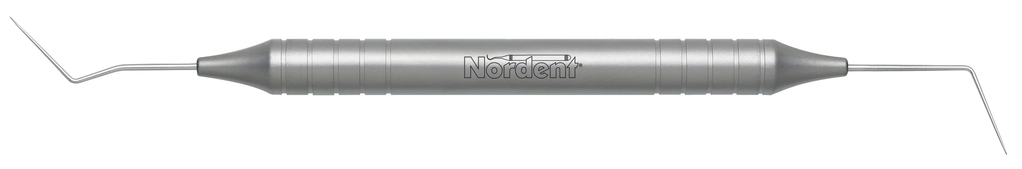 Nordent Explorer Endodontic DE #DG16 DuraLite Round, Double-Ended, Stainless Steel, REEX16 - Explorer Endodontic DE #DG16 DuraLite ROUND - Image 1