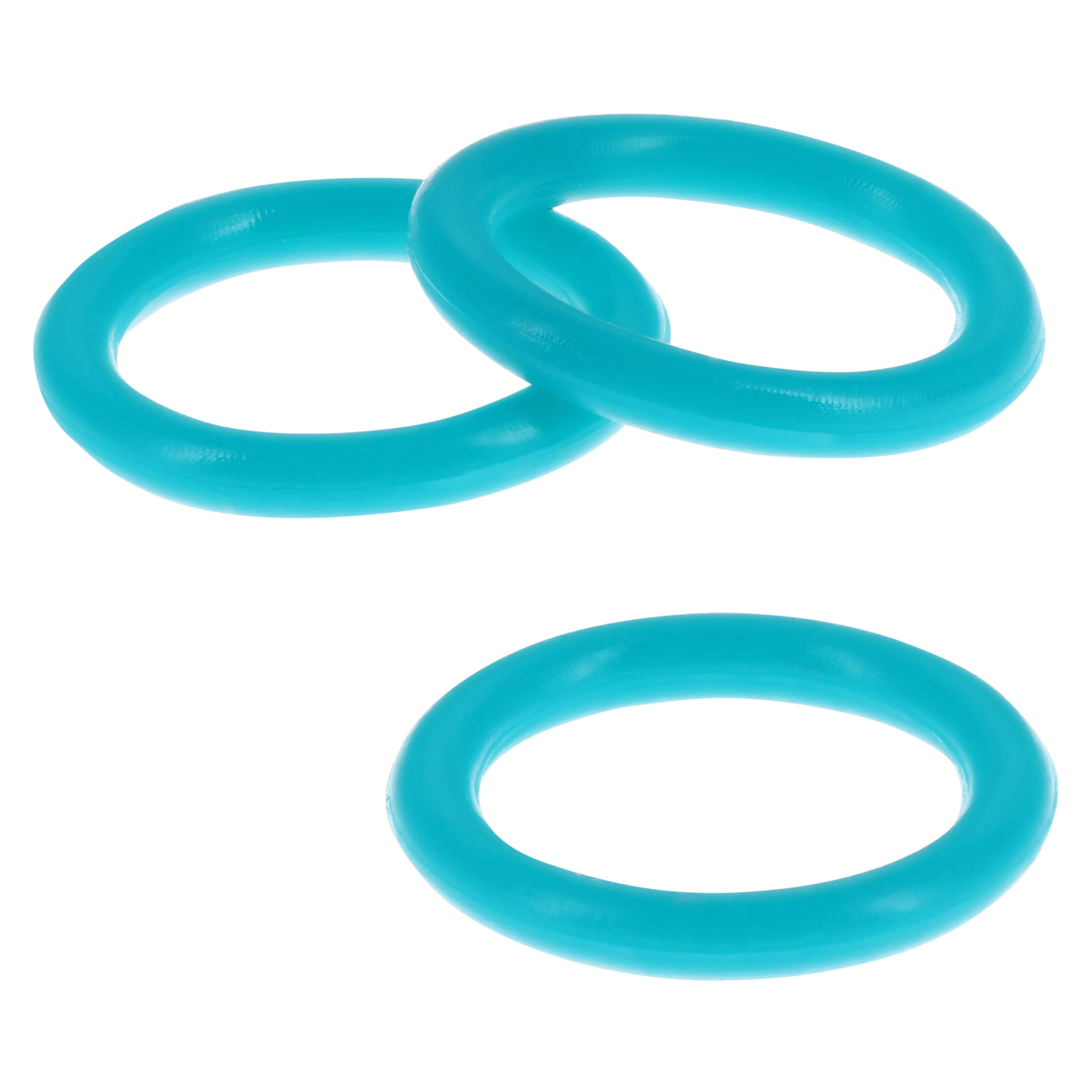 Nordent DuraLite ColorRings Teal, 48/Bag, RING-TE - Teal Color Coding Rings, Colorrings (48) - Image 1
