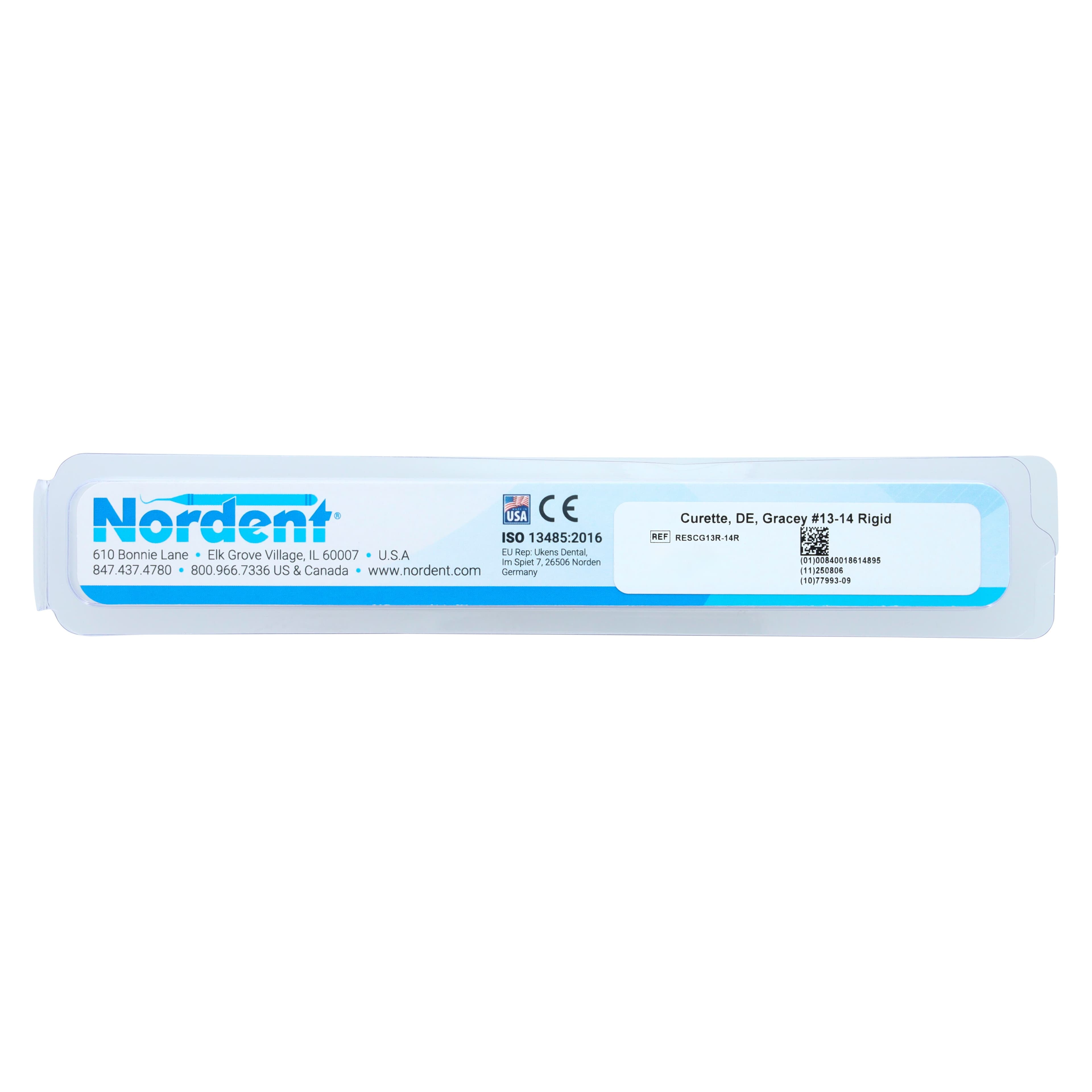 Nordent #13-14 Rigid Gracey Curette, DuraLite Round Handle, Double-End, 1 Each thumbnail 6