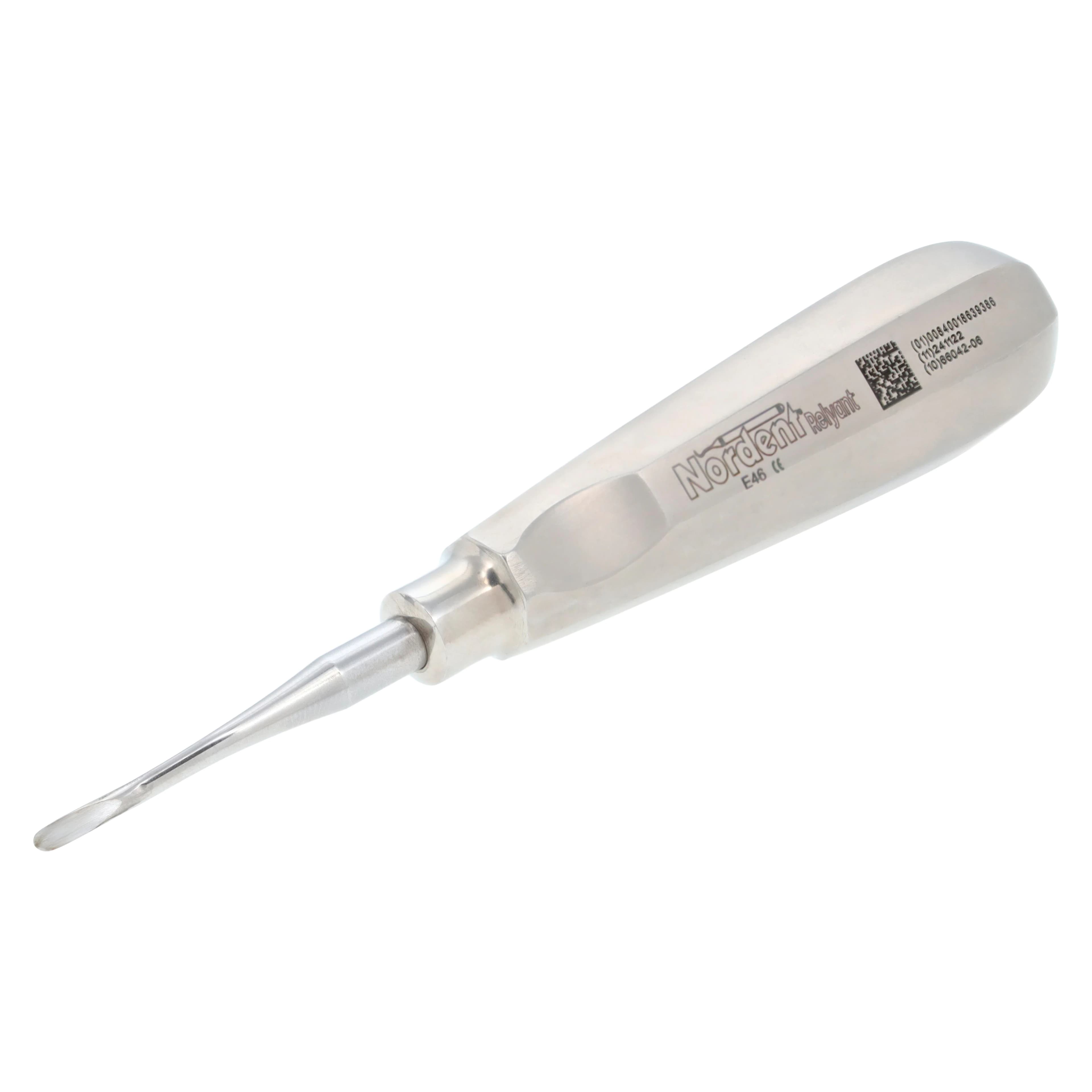 Nordent Elevator #46 Surgical Instrument, Straight Single-End, Stainless Steel, 201 thumbnail 2