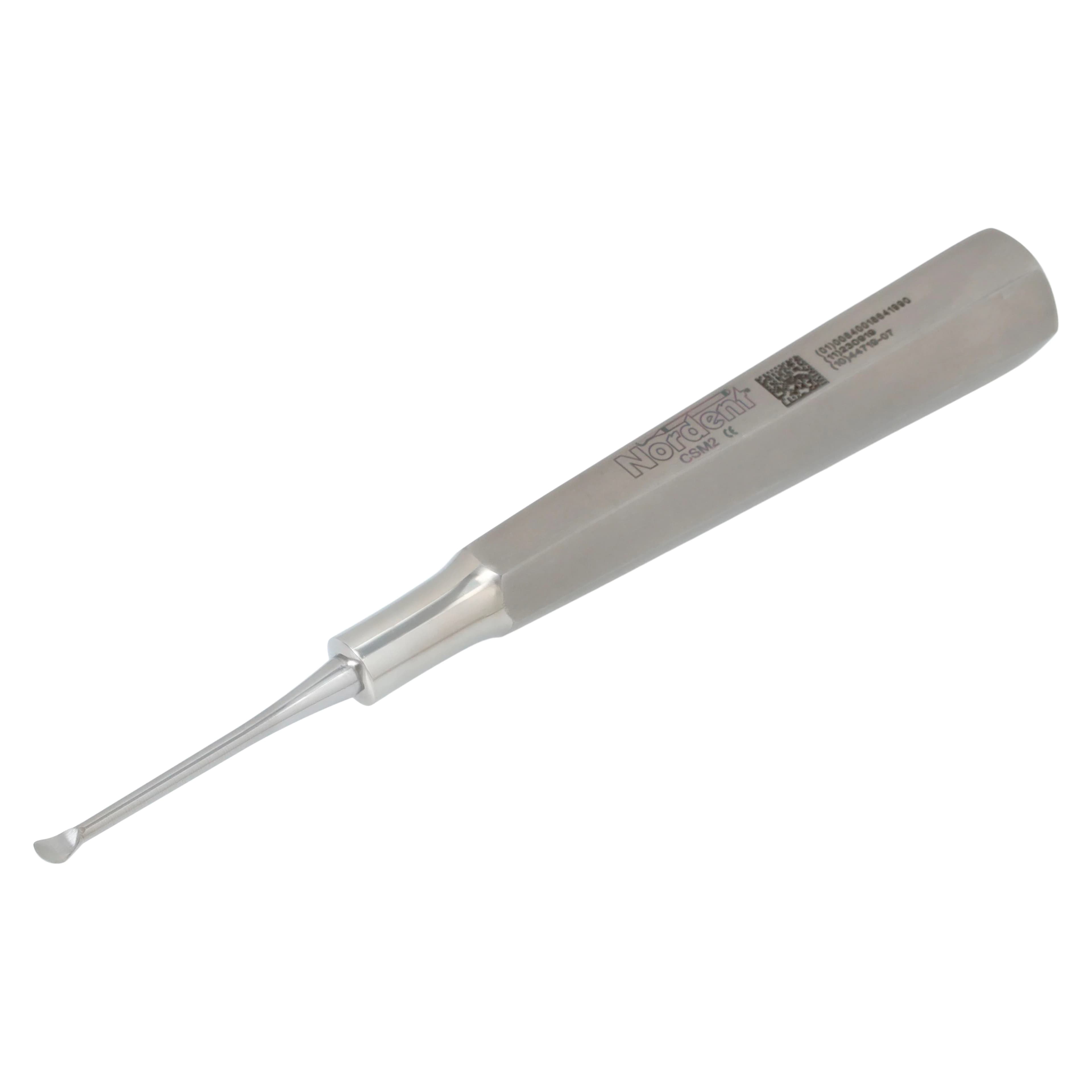 Nordent Molt #2 Single End Surgical Curette, 3.5mm Wide Spoon, Hardened Stainless Steel, #189 Handle thumbnail 2