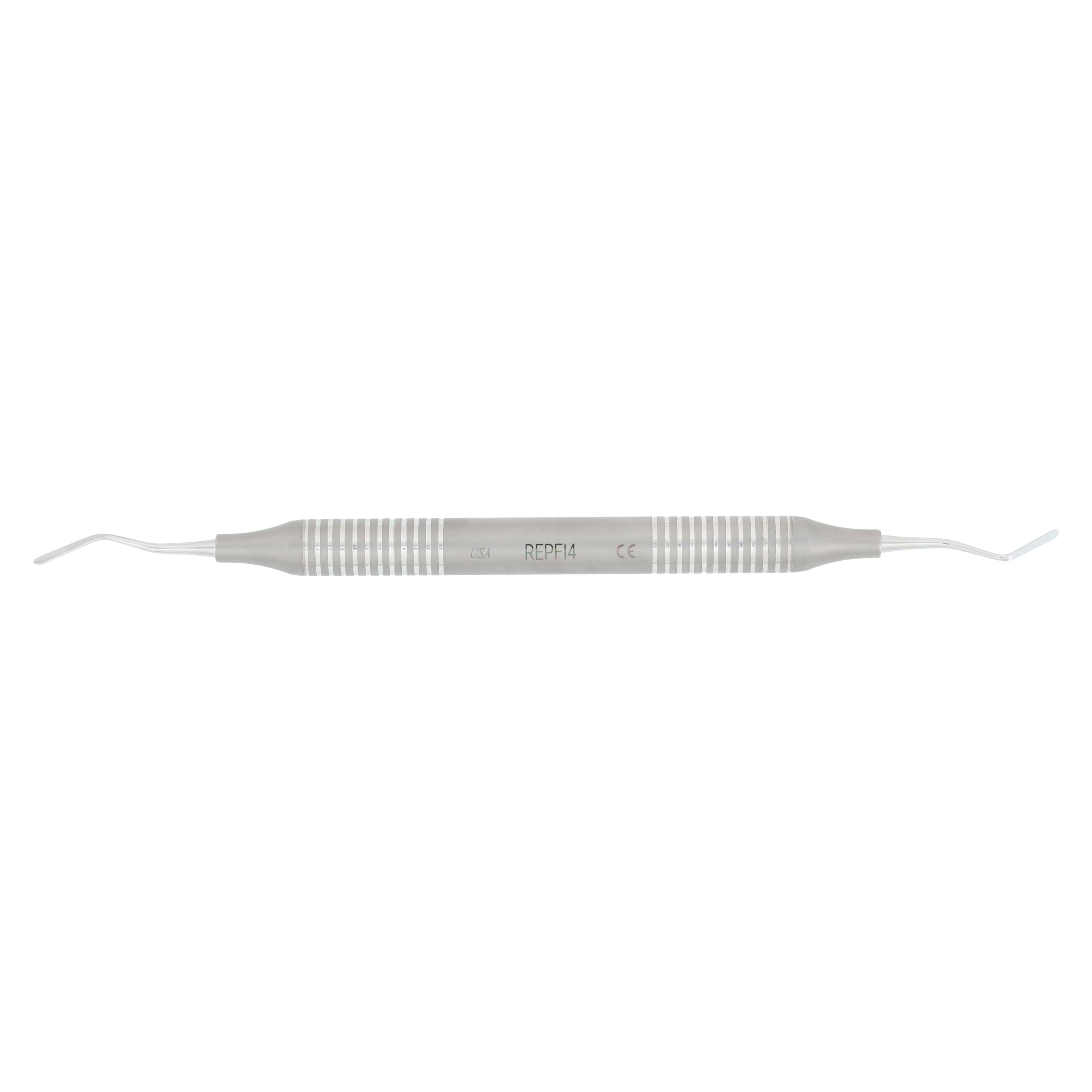 Nordent Composite Placement Instruments - Double Paddle #4 - DuraLite® Round Handle, Stainless Steel, 11mm thumbnail 5