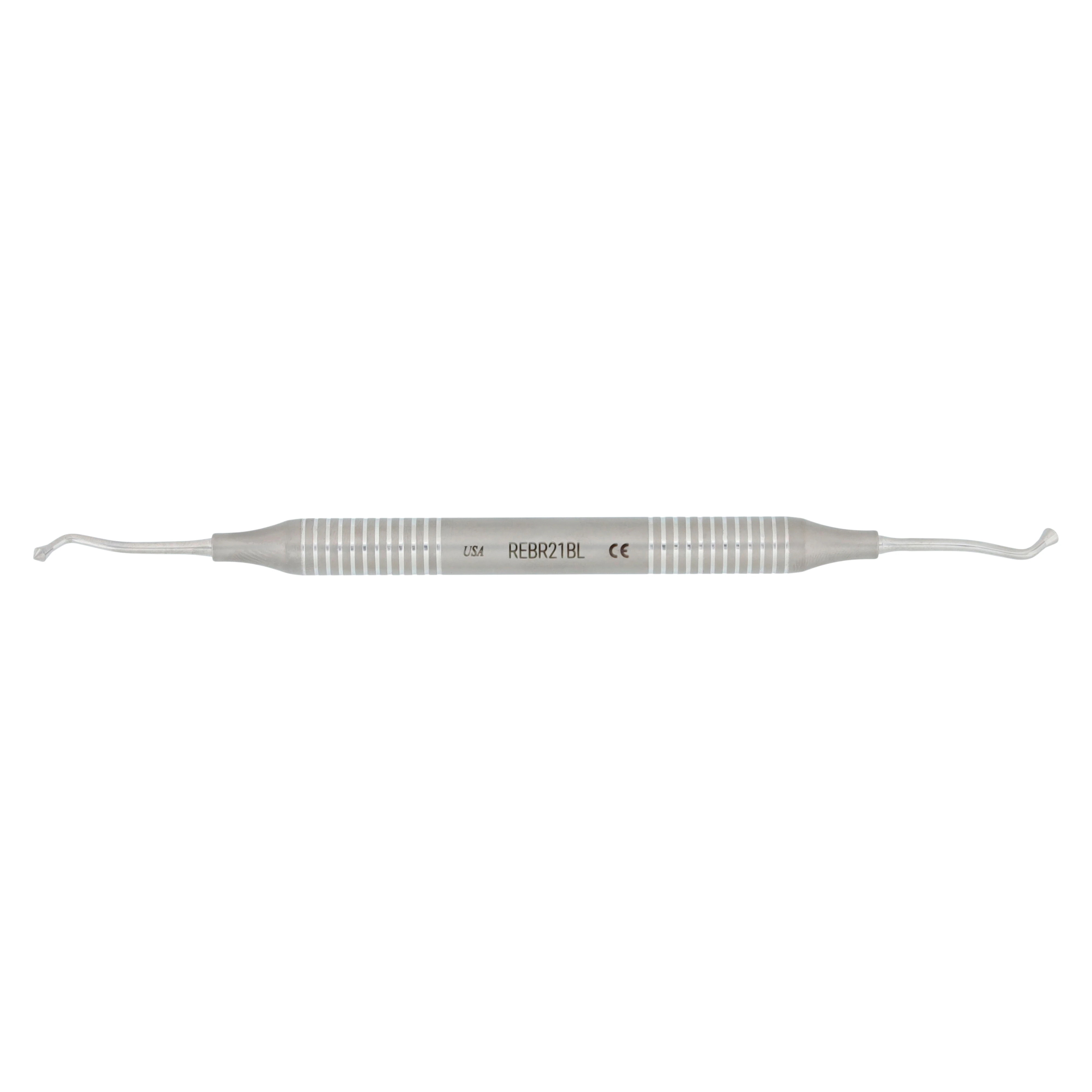 Nordent Burnisher DE Acorn #21BL Large Long, DuraLite Round Handle, Double-End, 2.8mm & 3.1mm Diameters, High Carbon Stainless Steel thumbnail 5