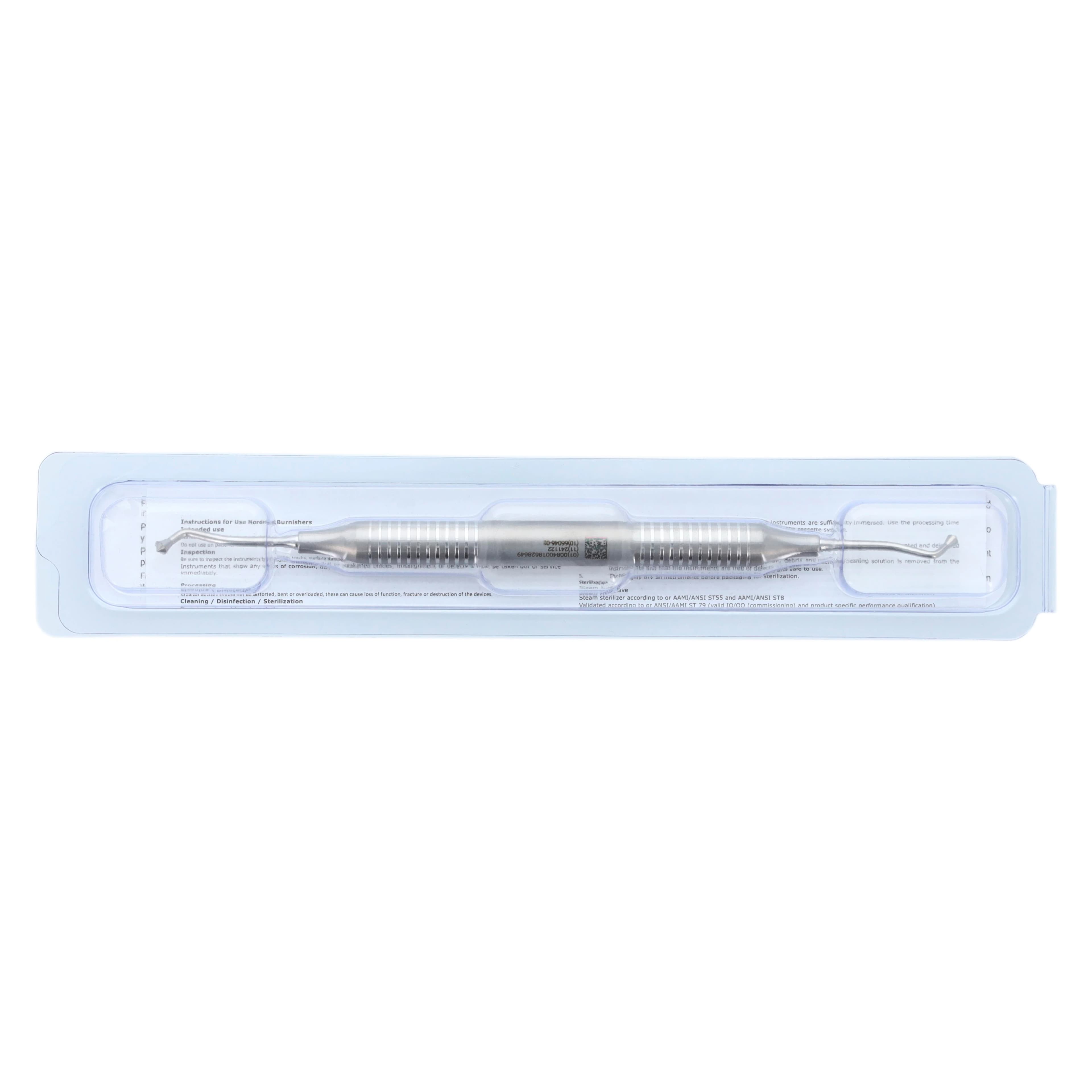 Nordent Burnisher DE Acorn #21BL Large Long, DuraLite Round Handle, Double-End, 2.8mm & 3.1mm Diameters, High Carbon Stainless Steel thumbnail 7