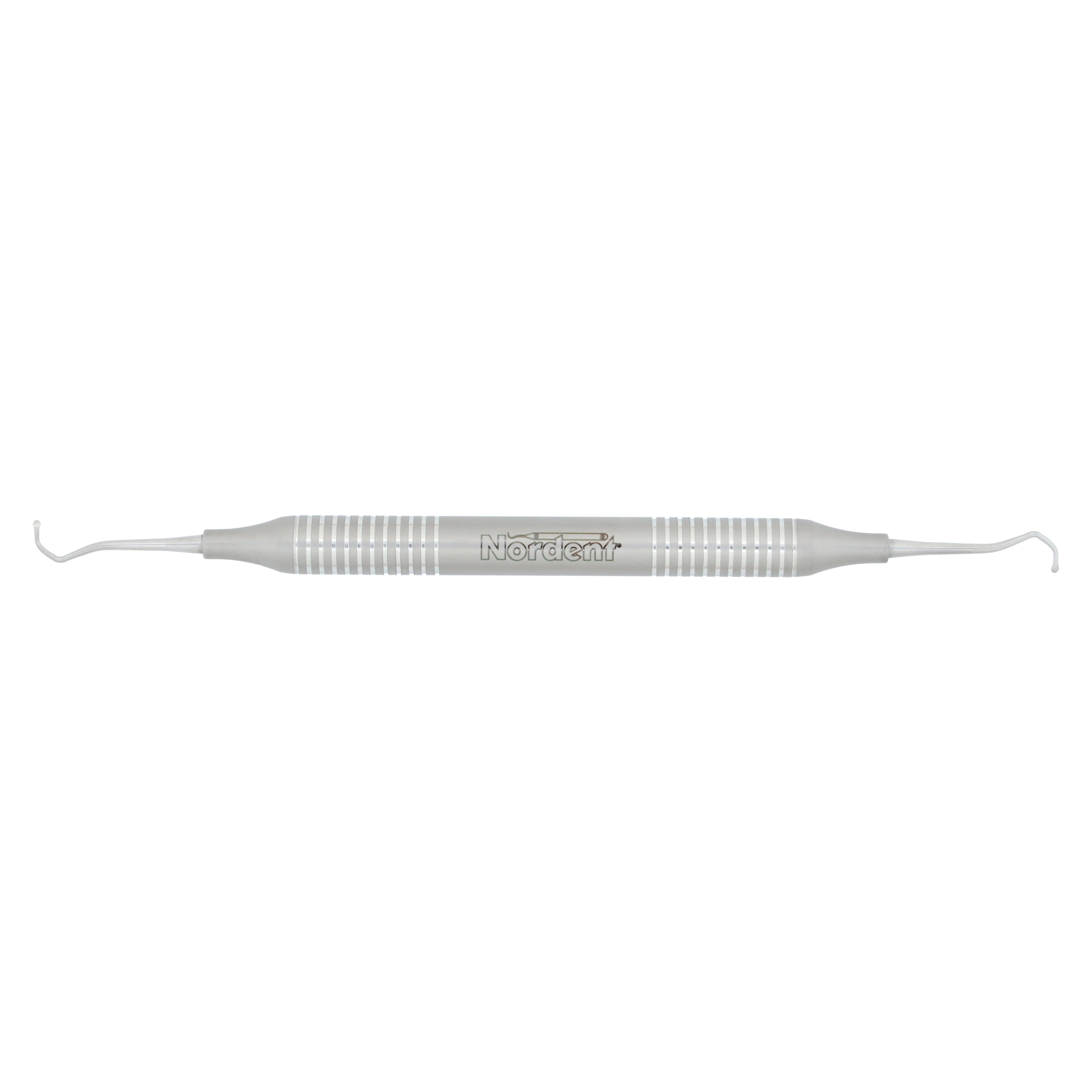 Nordent Excavator #8 Back Action Anterior Spoon, DuraLite Round, Double-End, 85° Angle, REEC8 - Excavators - Back Action Anterior Spoon #8 (85 degree angle) - DuraLite&reg; Round - Image 1