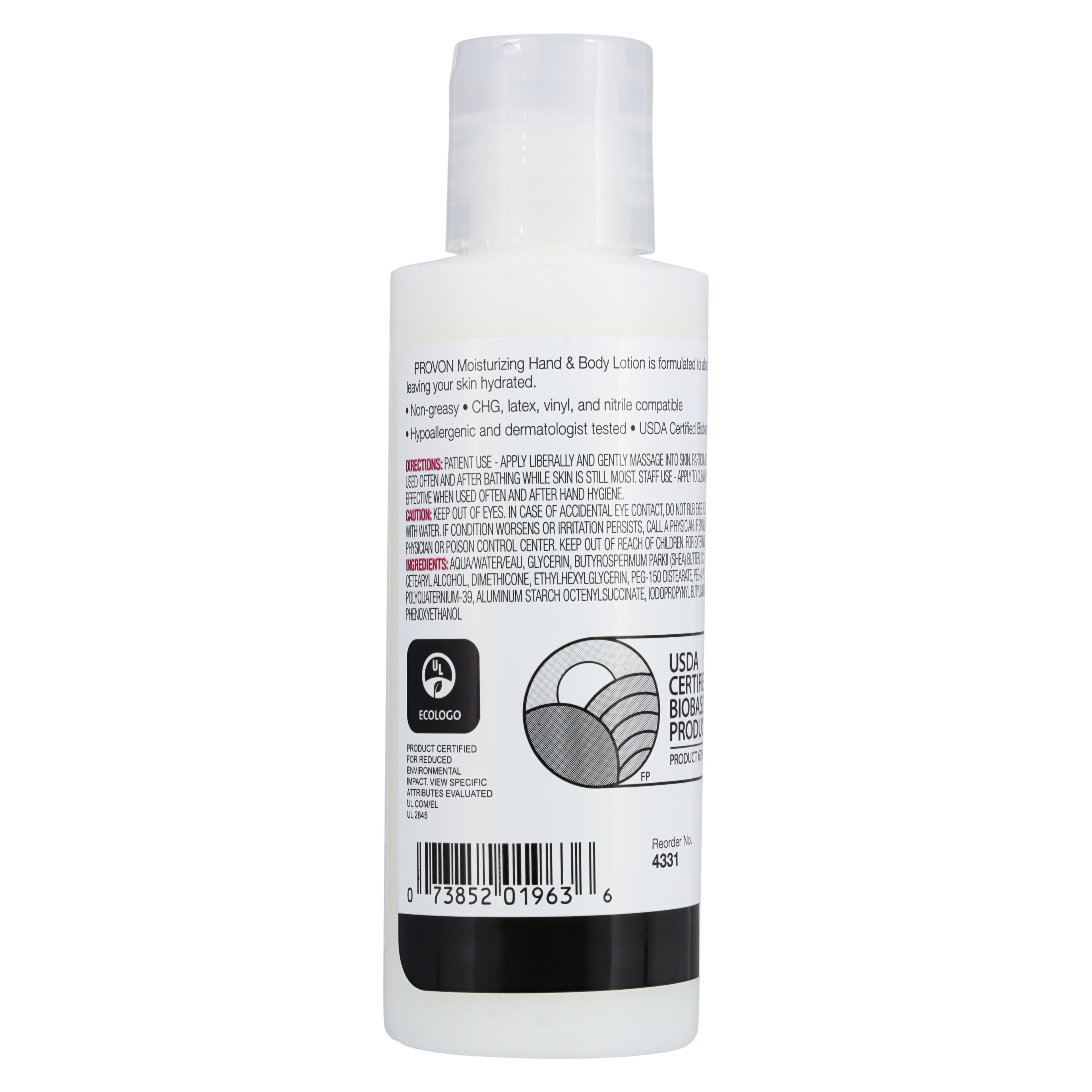 Provon Hand & Body Lotion, 4 oz, White, 48/Case thumbnail 2