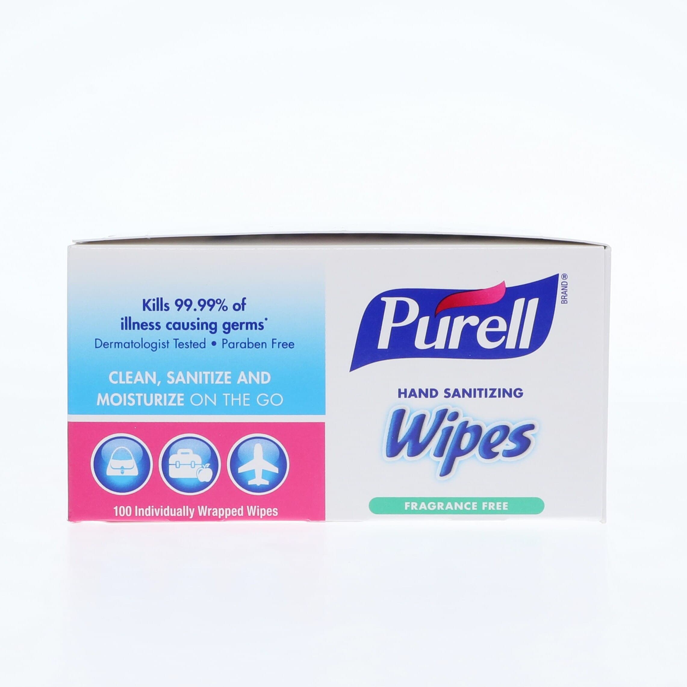 PURELL Sanitizing Hand Wipes, Alcohol Formula, 62% Ethyl Alcohol, Individually Wrapped, 100/Bx thumbnail 4