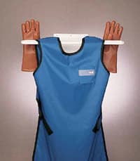Wolf X-Ray Tri-Rack Apron & Glove Rack, 16"H x 28"W x 8"D - Tri-Rack - Image 1