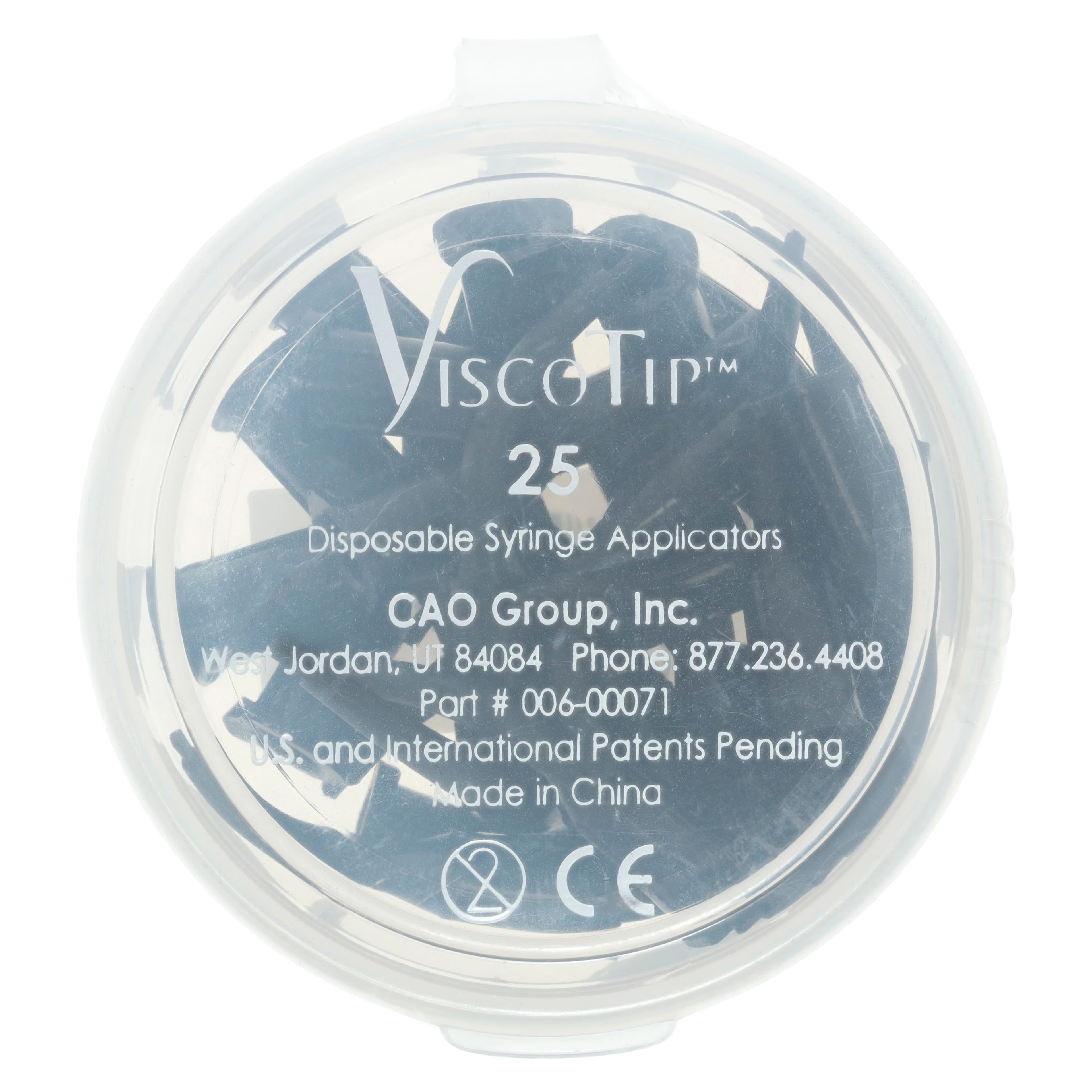 Visco-Tip Brush Tips, Black, Refill, 25/Package thumbnail 2
