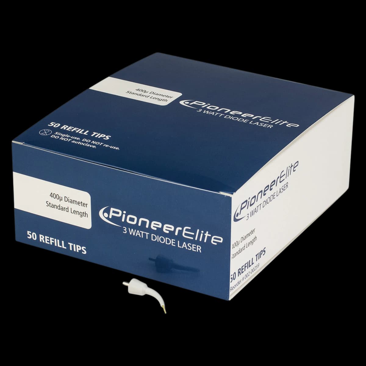 Pioneer Elite Diode Laser 400 Micron Standard Tips, 6.0mm, 50/Pack, 002-00259 thumbnail 2