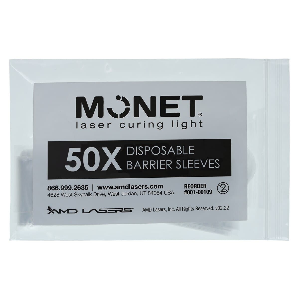 Monet® Handheld Laser Curing Light Barrier Sleeves, Disposable, 50/Pkg - Monet® Handheld Laser Curing Light Barrier Sleeve, 50/Pkg - Monet® Handheld Laser Curing Light Barrier Sleeve, 50/Pkg - Image 1