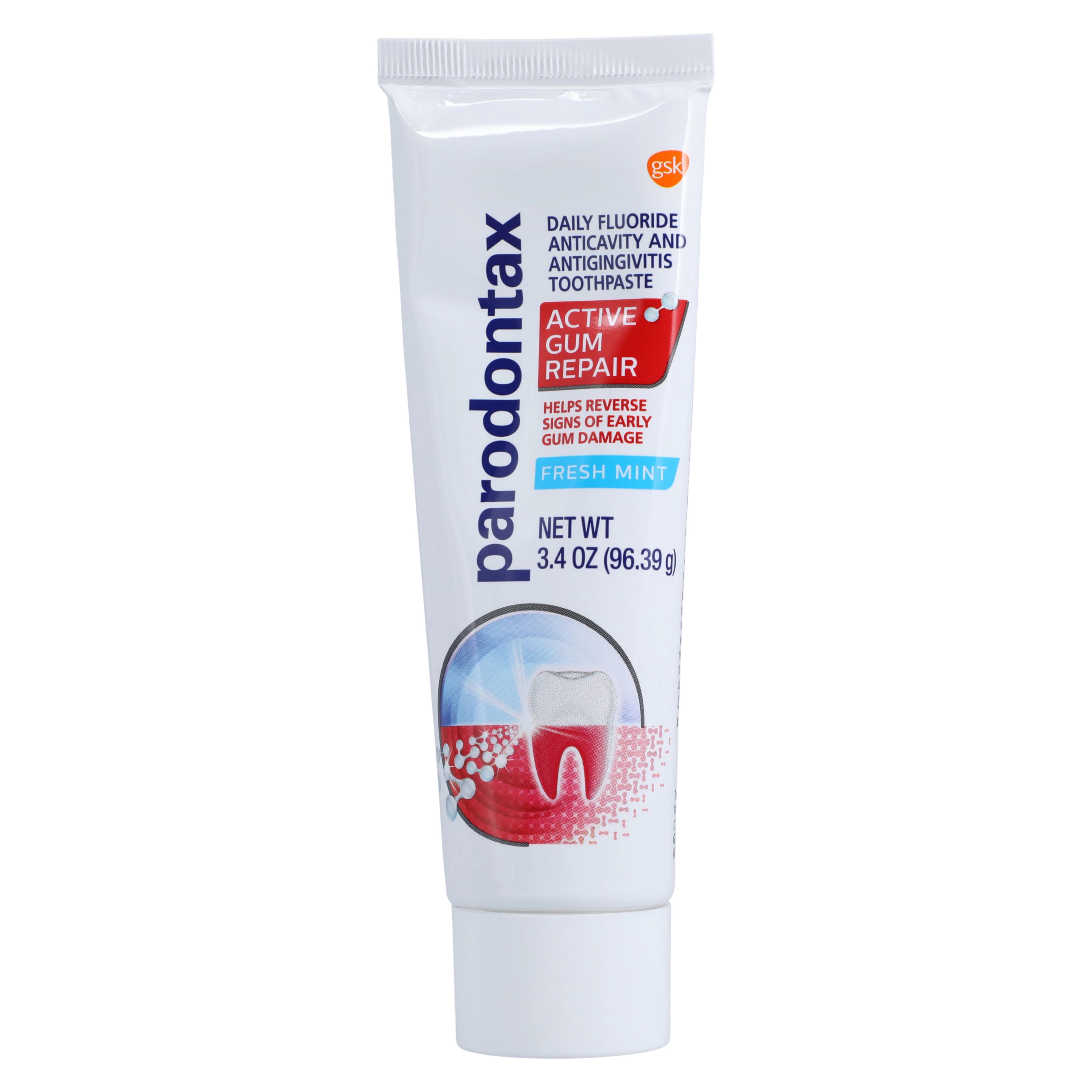 Parodontax Active Repair Paste, Fresh Mint, 3.4 oz Tube thumbnail 3
