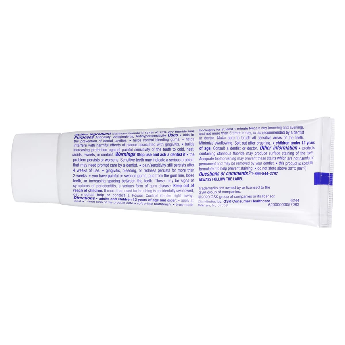 Sensodyne Sensitivity & Gum Toothpaste, Clean & Fresh Flavor, Fluoride, 3.4 oz Tube thumbnail 4