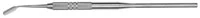 Hu-Friedy Microsurgical Mirror, Large Rectangular, 4mm x 12mm, 3 Rings, Round Handle, #888281 - Microsurgical Mirrors - Large Rectangular (4mm x 12mm) - 3 Rings - Image 1
