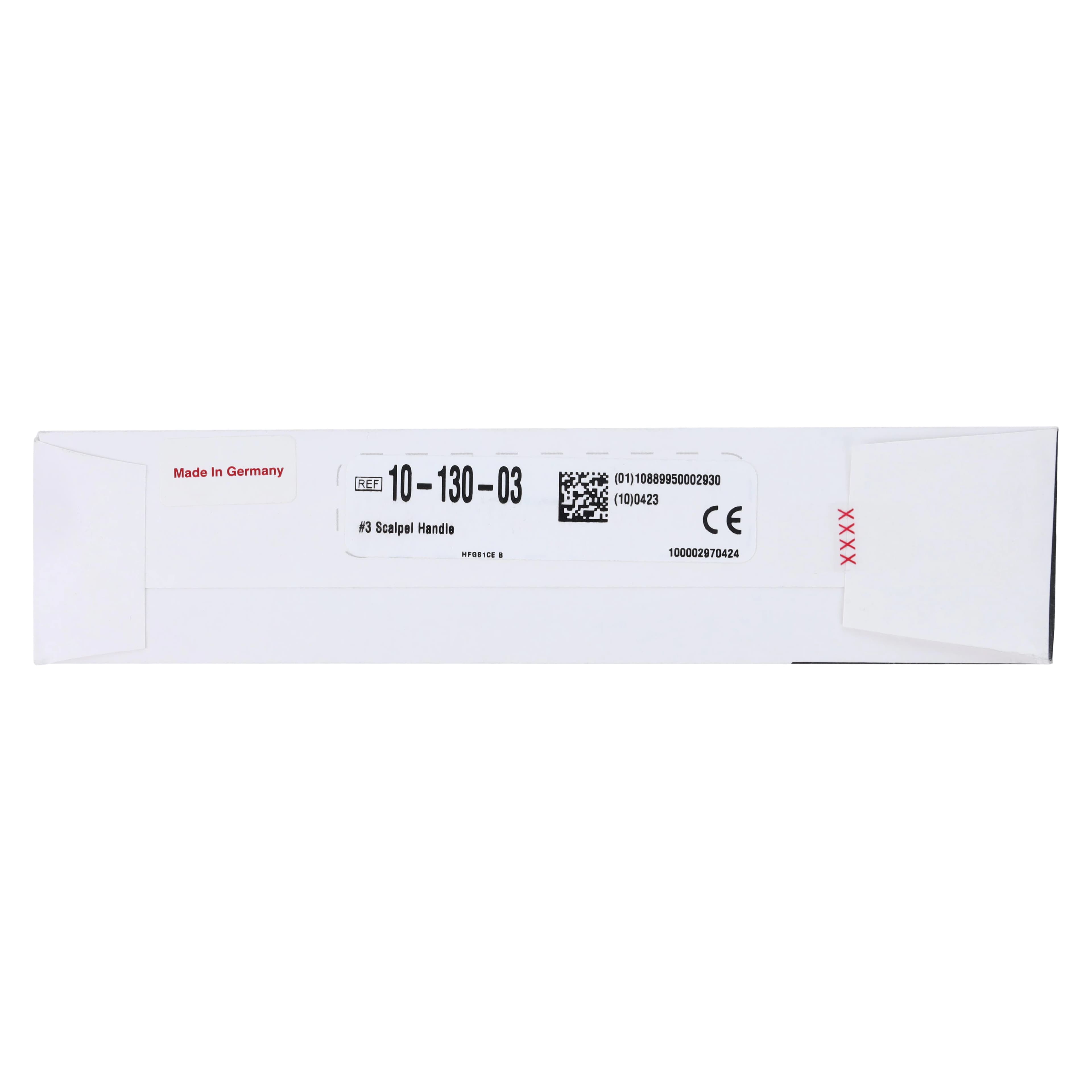 Hu-Friedy Scalpel Handle No. 3, Bard-Parker Style with Metric Ruler, Stainless Steel, 1 Each, 10-130-03 thumbnail 2