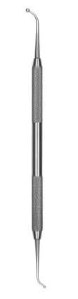 Hu-Friedy Burnisher #18 Double-Ended Ball, #6 Satin Steel Handle, BB186 - Burnishers - 18 Double-Ended - #6 Satin Steel&reg; - Image 1