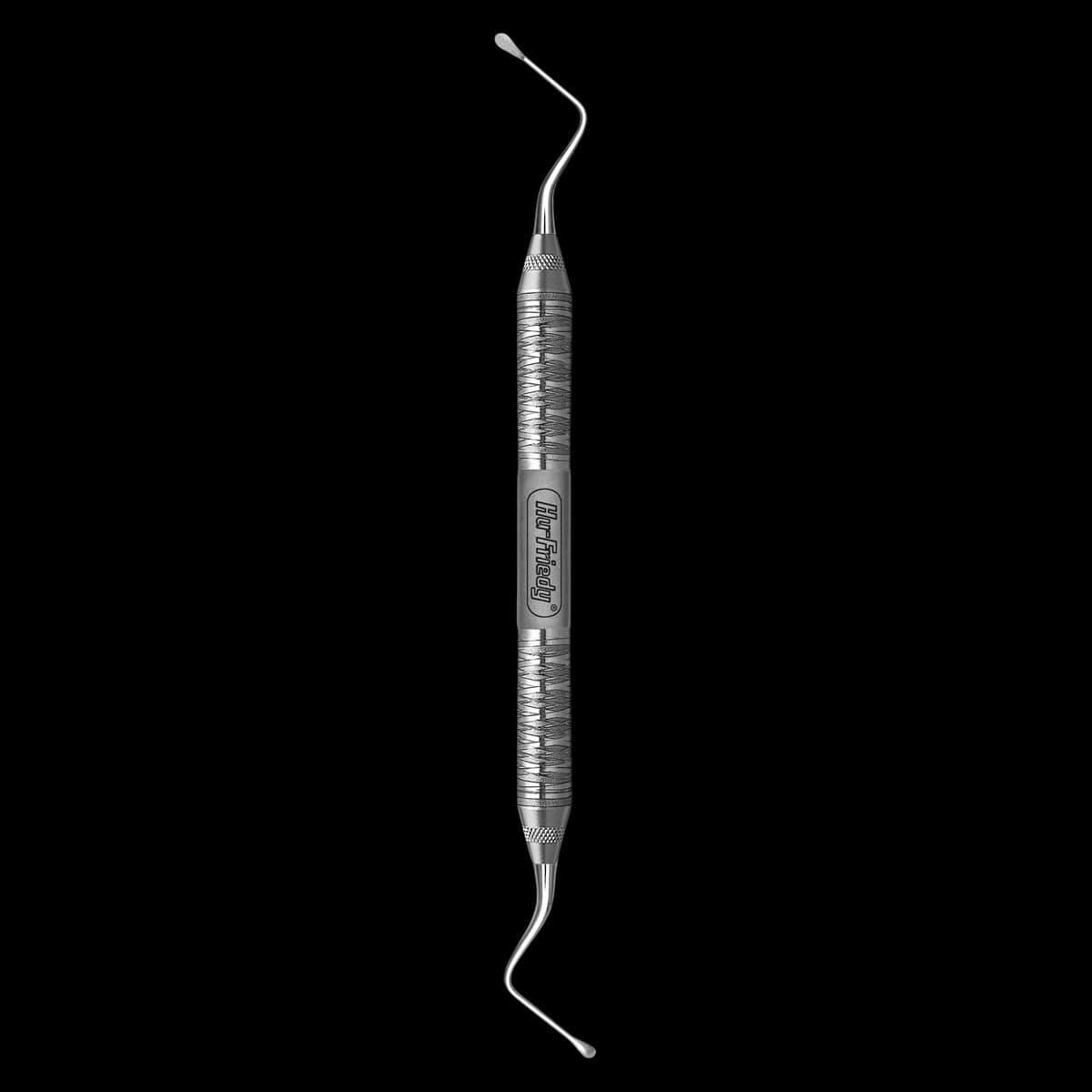 Hu-Friedy #85 Lucas Double End Surgical Curette with #6 Satin Steel Handle - 85 Lucas Surgical Curette #6 - Image 1