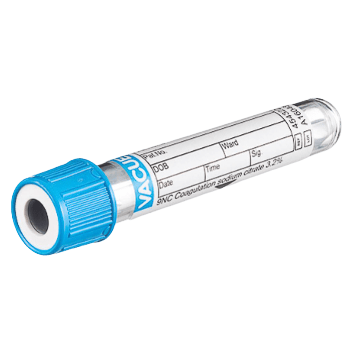 Greiner Bio-One VACUETTE Blood Collection Tube, Sodium Citrate 3.2%, Blue Cap, 1.8 mL, PET, 50/Pk - Tube Blood Col SodCitrate 3.2% - Image 1