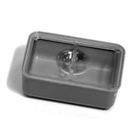 Hu-Friedy IMS Signature Series Double Tub Cup with Cover, Gray, IMS-1425 - IMS Signature Series Double Tub Cup with Cover - Image 1